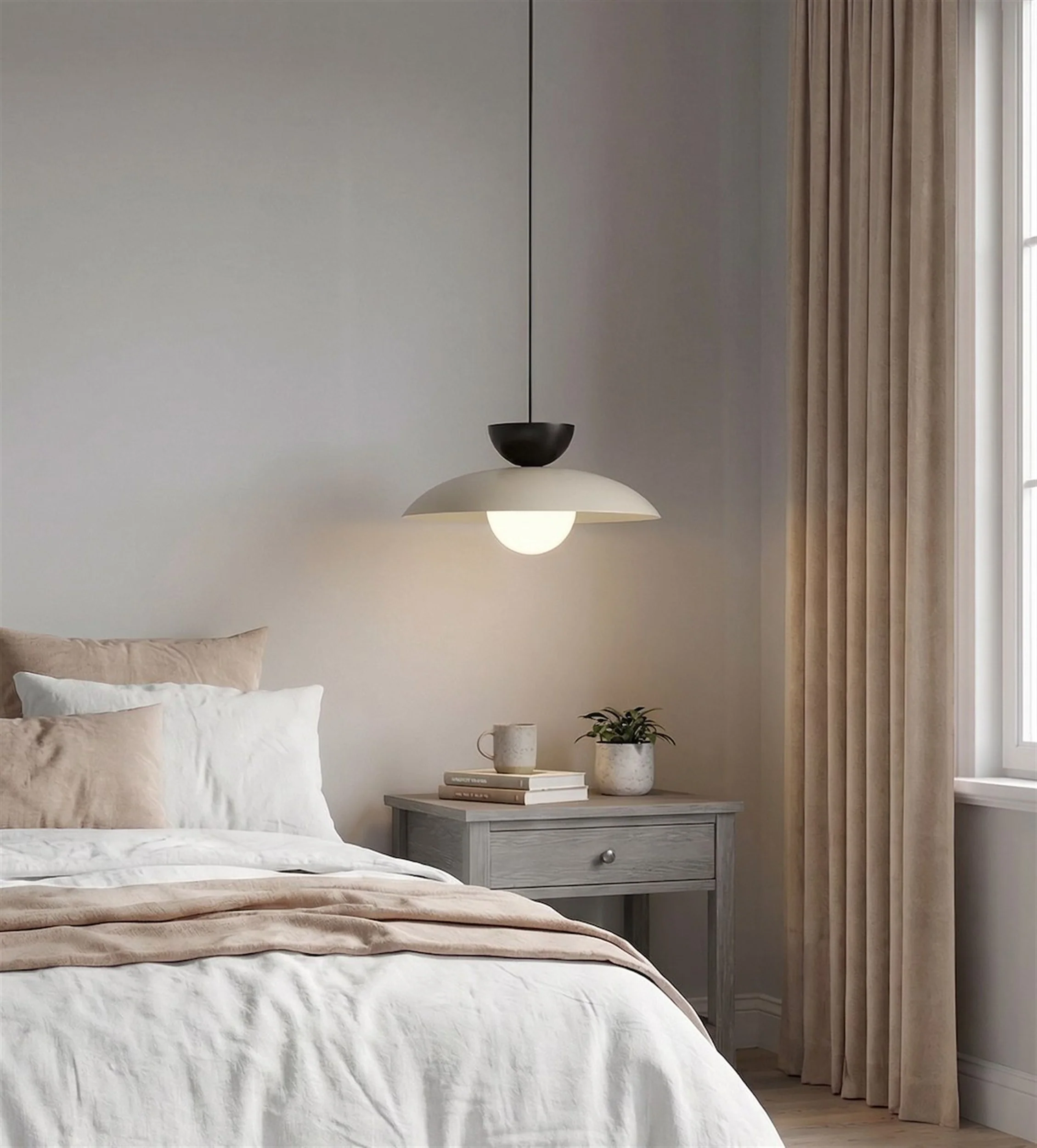Lampa wisząca Mulan mokka - Image 3