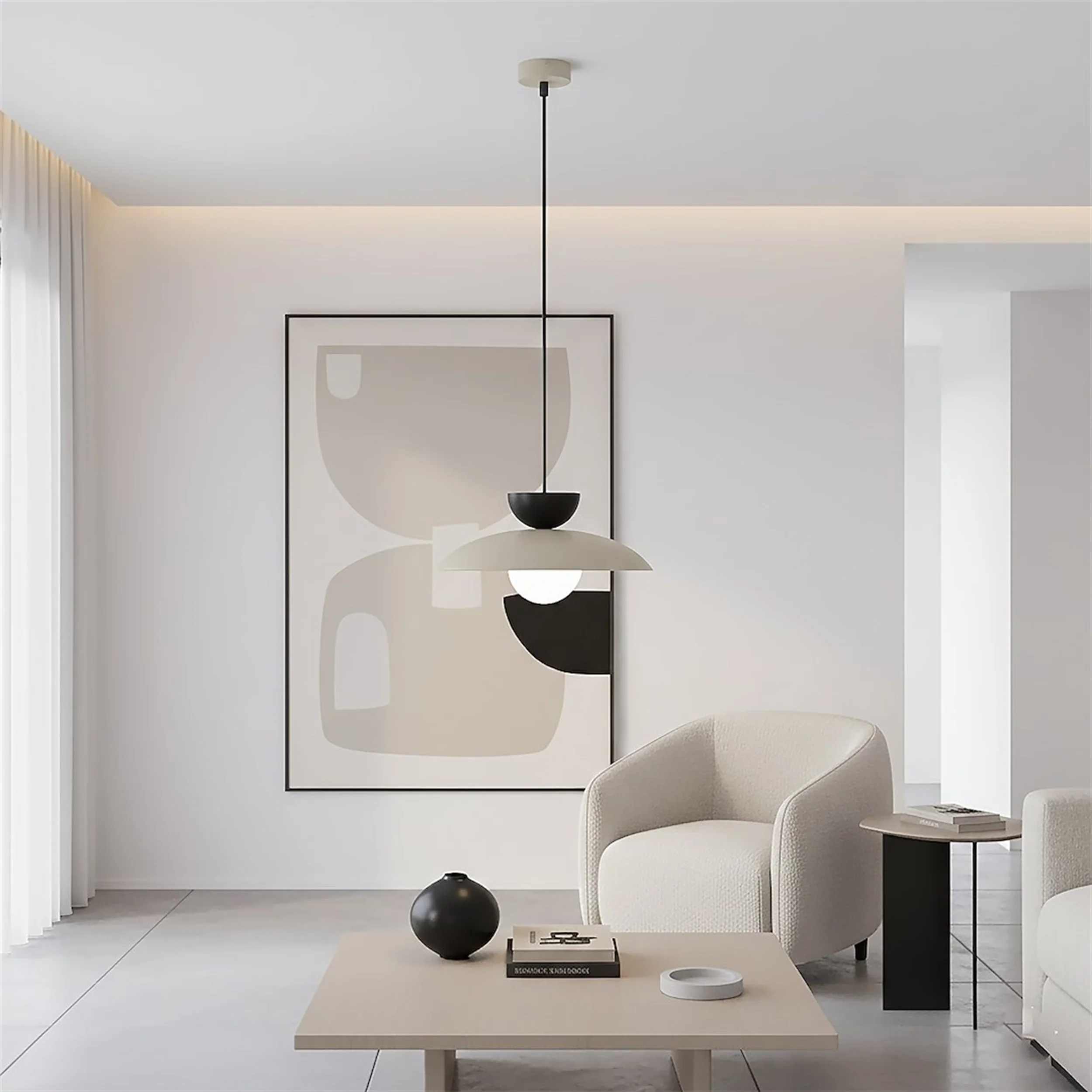 Lampa wisząca Mulan mokka - Image 7