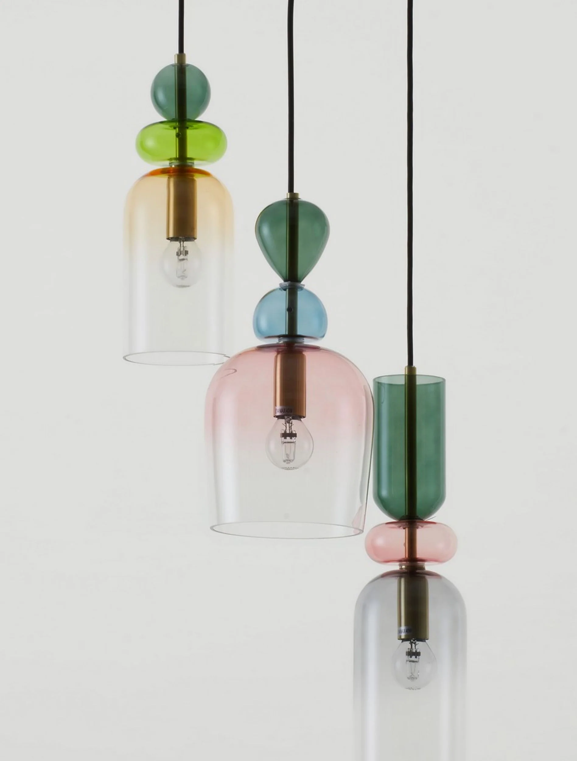 Lampa wisząca Nouvede x3 wielokolorowa - Image 4