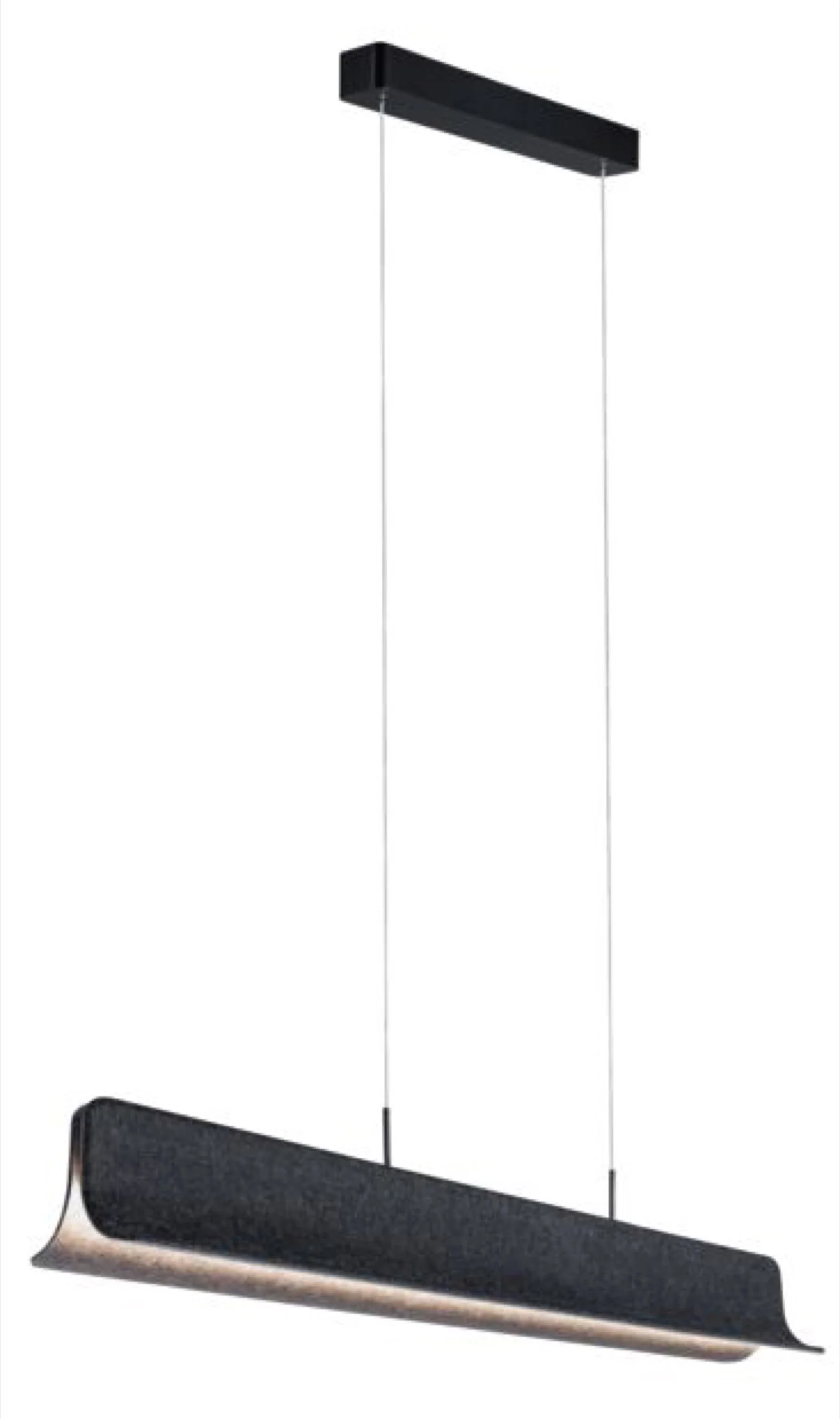 Lampa wisząca Noyan LED antracytowa