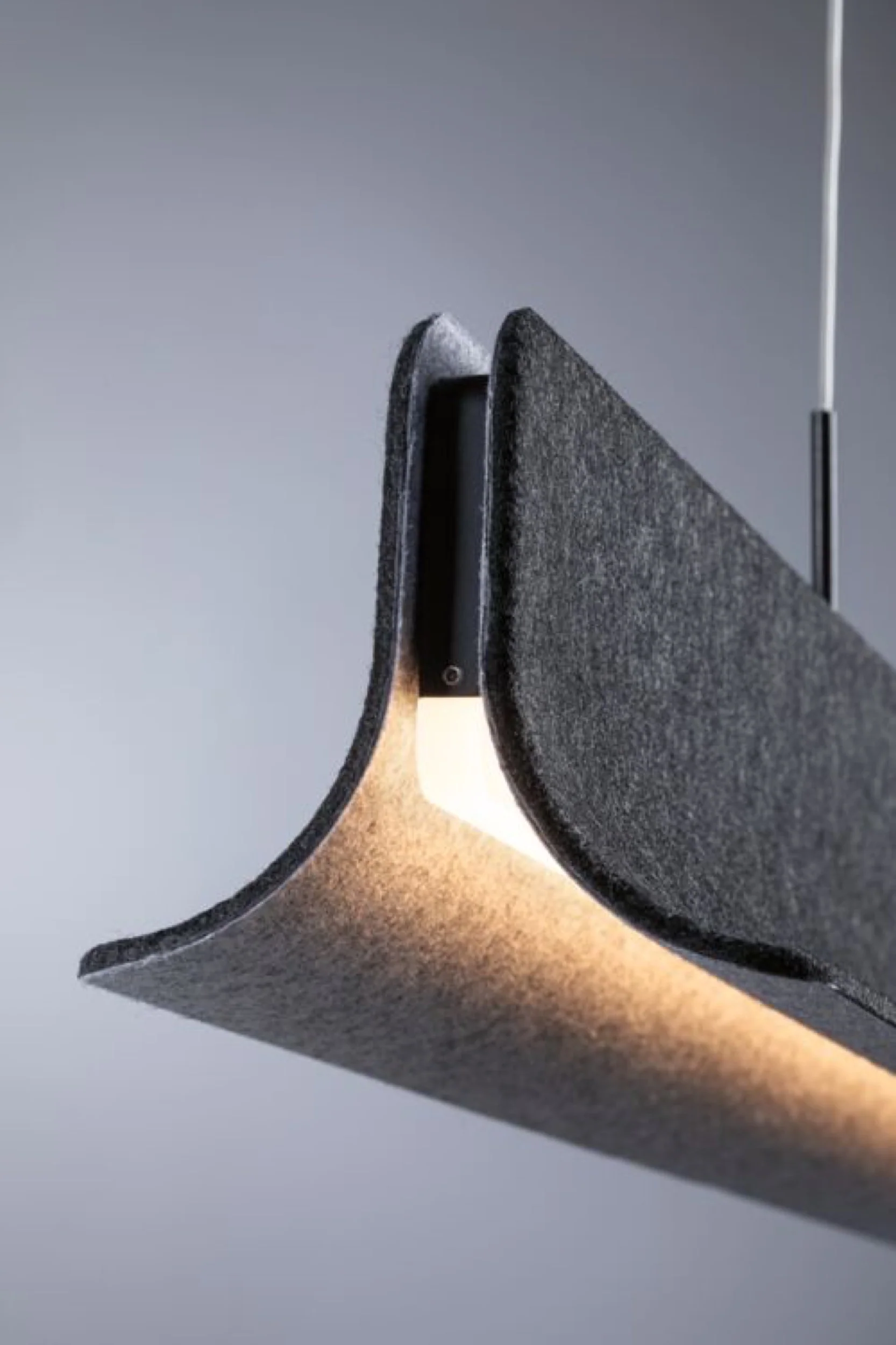 Lampa wisząca Noyan LED antracytowa - Image 4