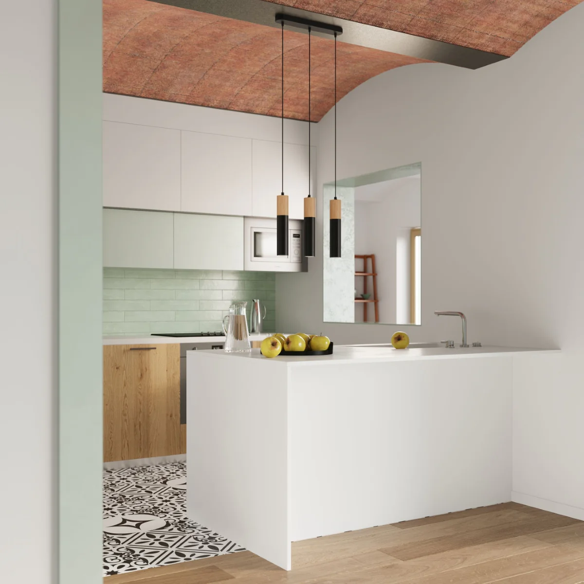 Lampa wisząca Pablo 3L czarna - Image 3
