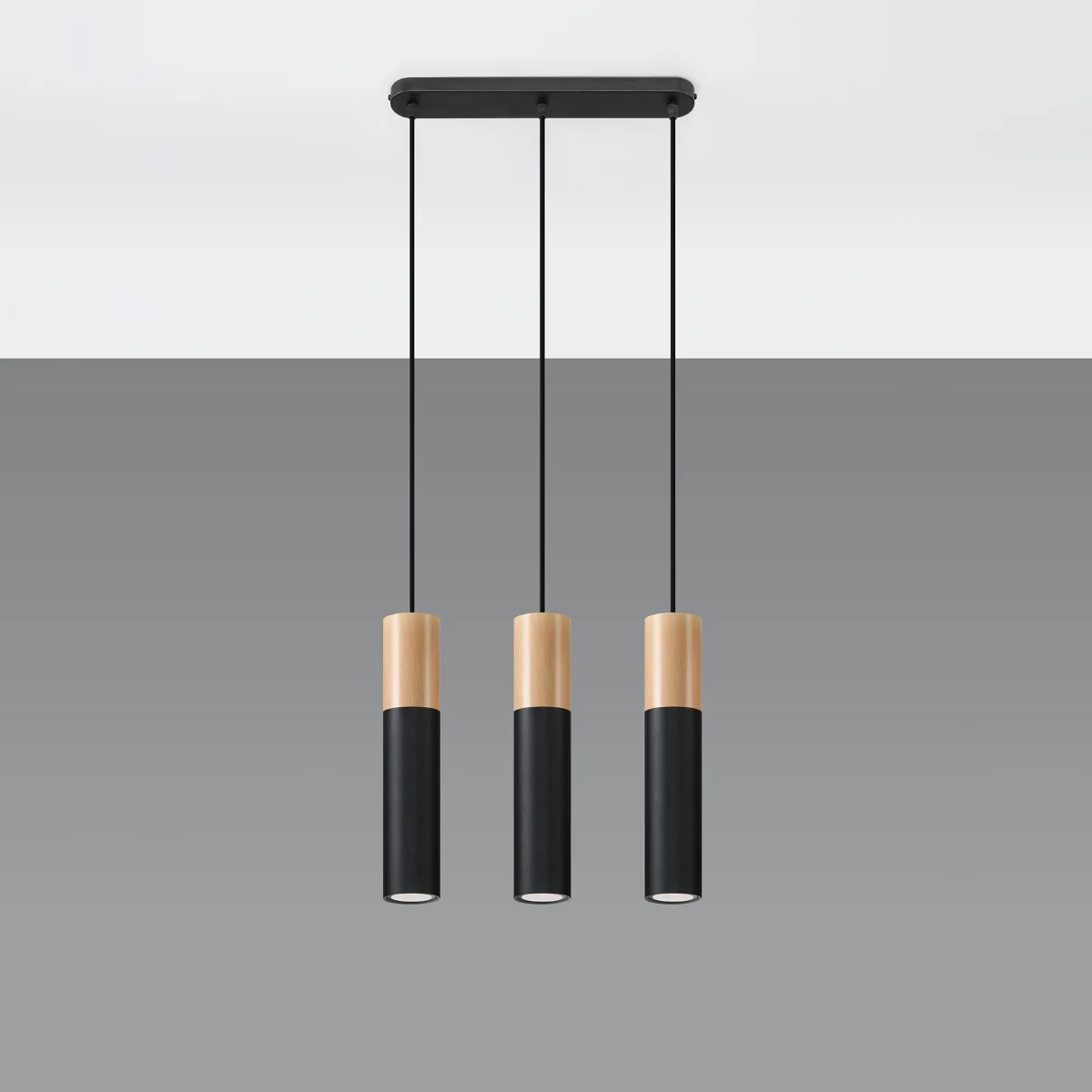 Lampa wisząca Pablo 3L czarna - Image 4