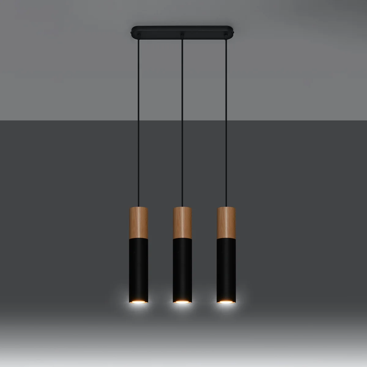 Lampa wisząca Pablo 3L czarna - Image 5