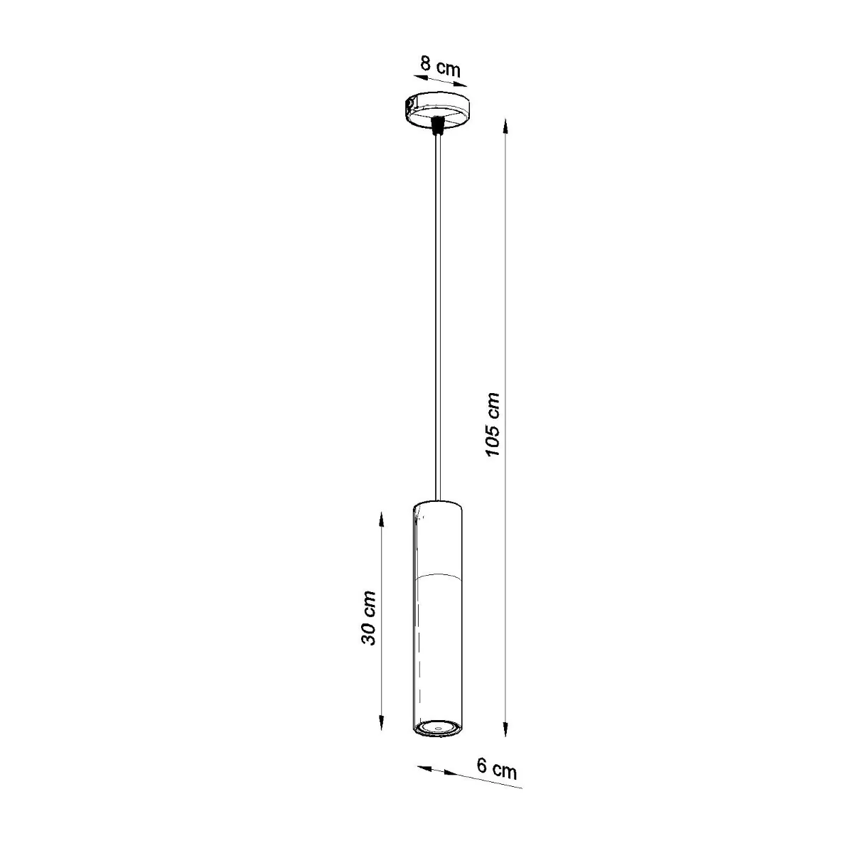 Lampa wisząca Pablo czarna - Image 4