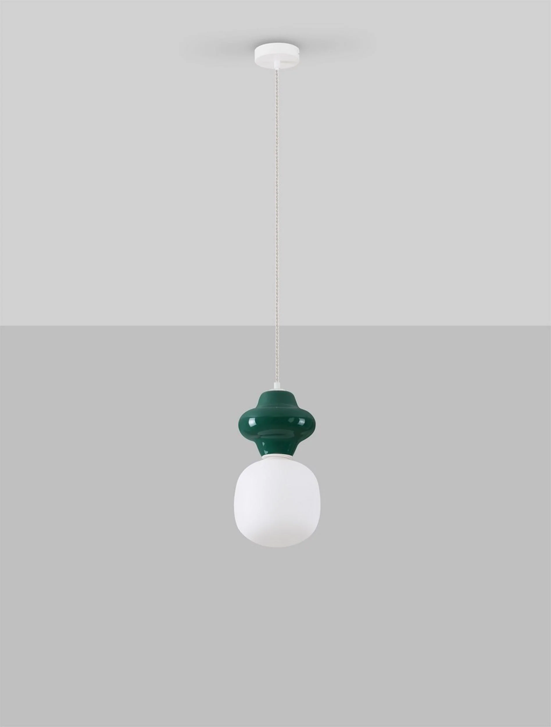 Lampa wisząca Parive I zielono-biała - Image 4