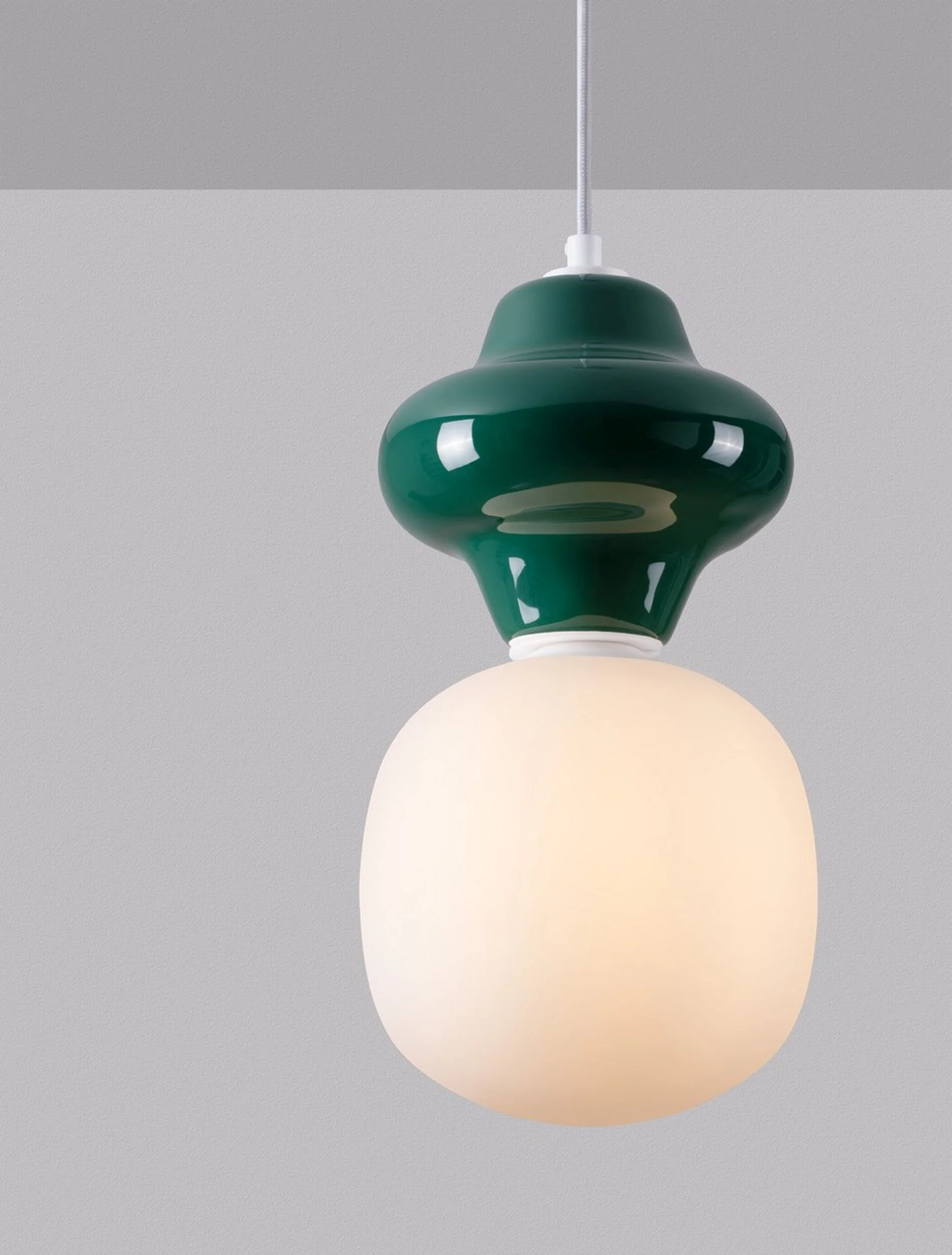 Lampa wisząca Parive I zielono-biała - Image 6