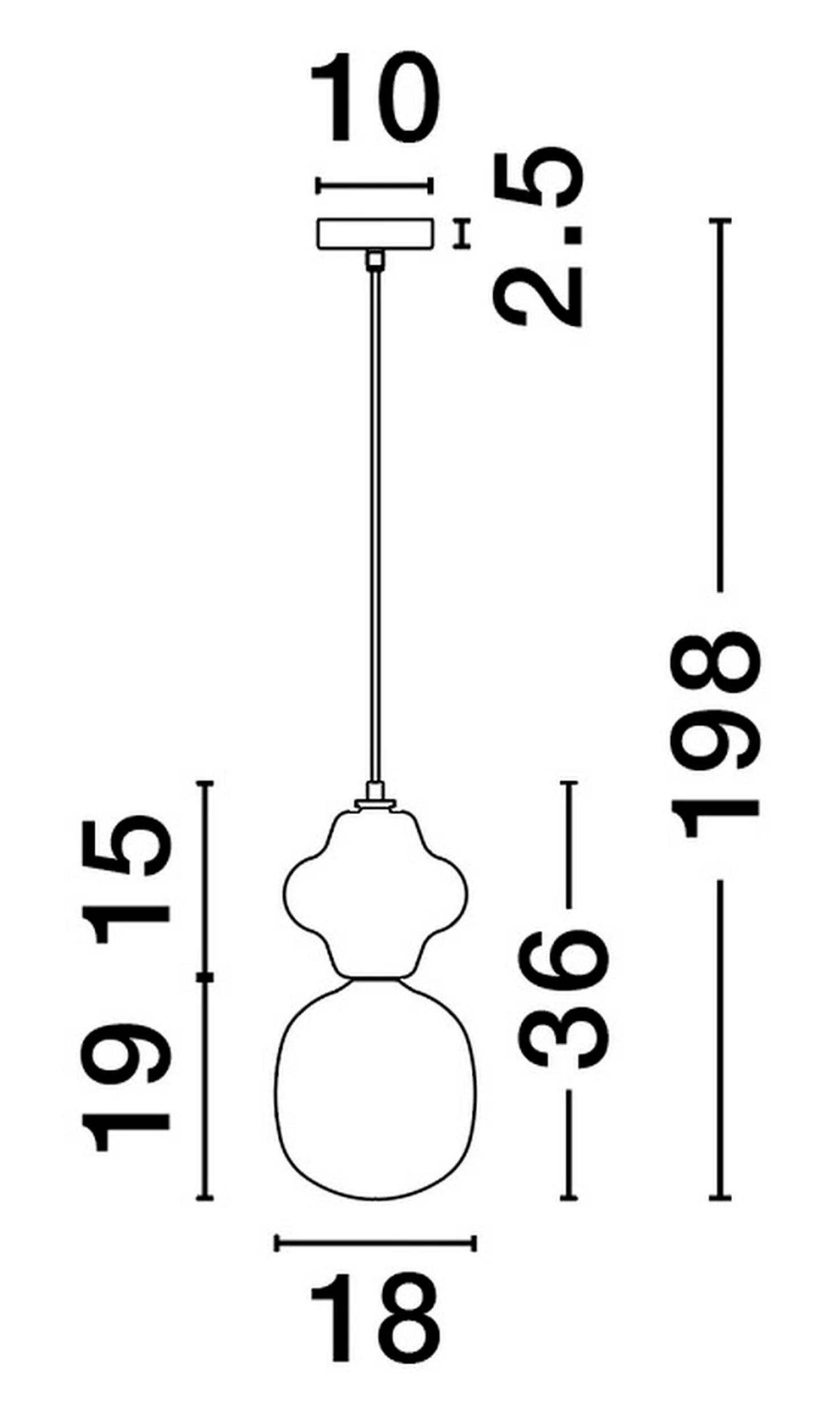 Lampa wisząca Parive I zielono-biała - Image 7
