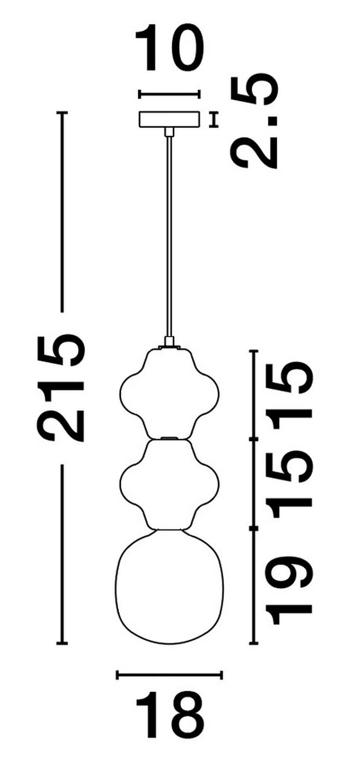 Lampa wisząca Parive II wielokolorowa - Image 6
