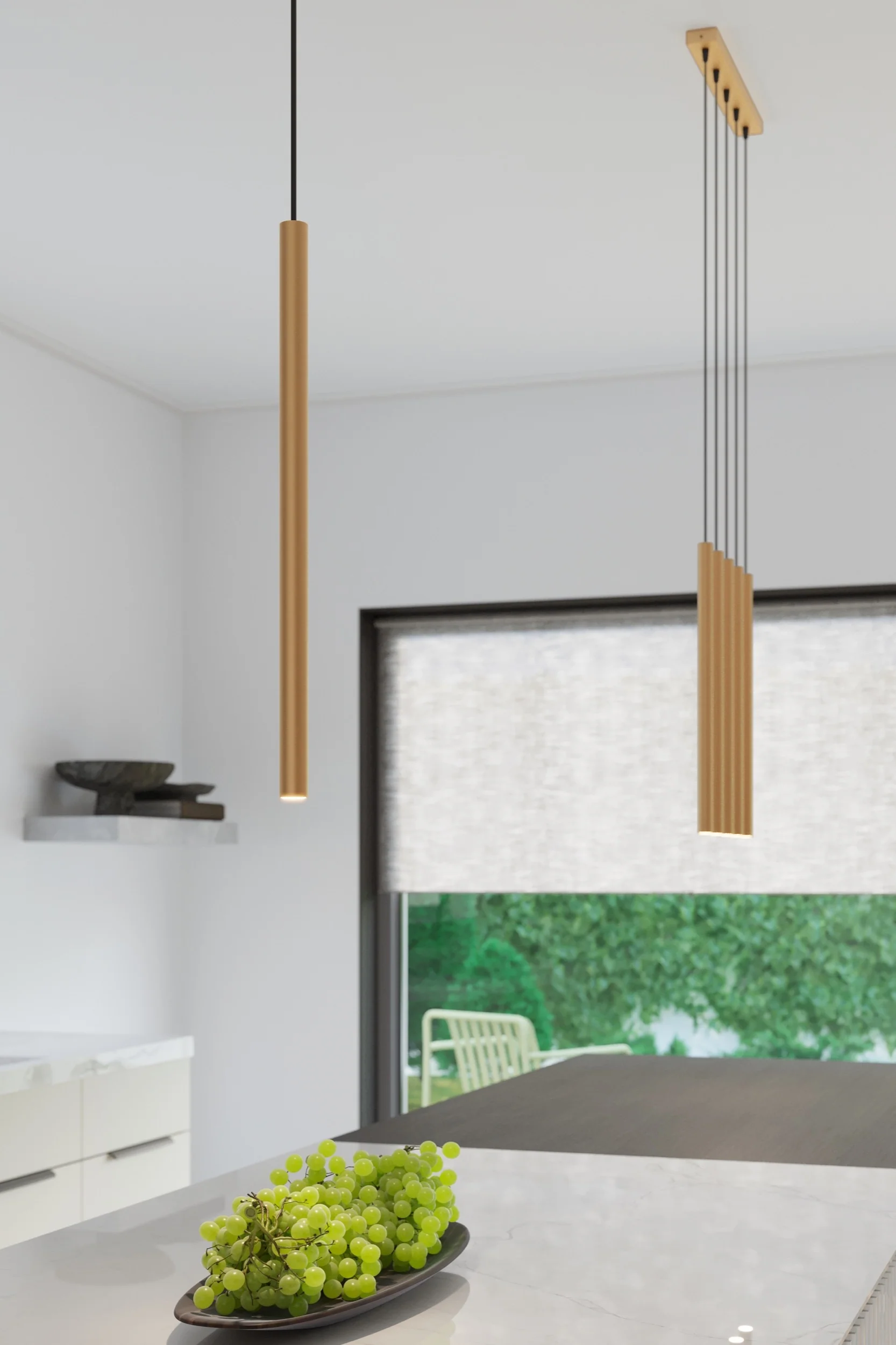 Lampa wisząca Pastelo 1 złota - Image 2