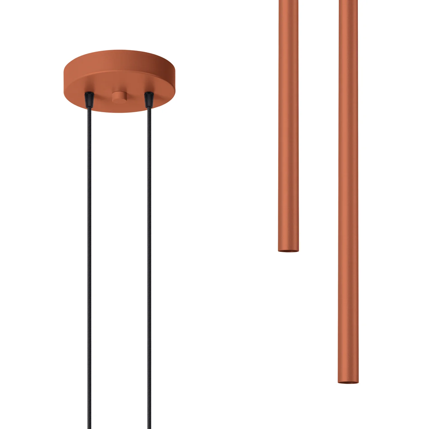 Lampa wisząca Pastelo 2 ochra czerwona - Image 2