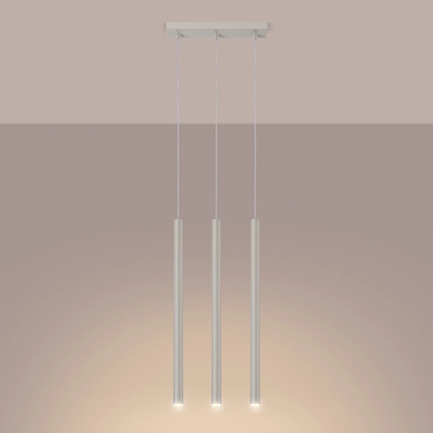 Lampa wisząca Pastelo 3 beżowa - Image 4