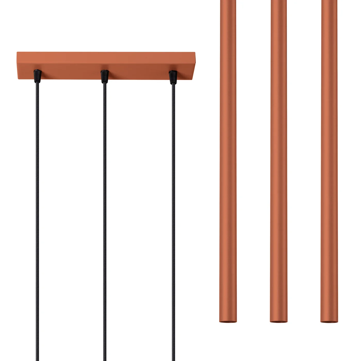 Lampa wisząca Pastelo 3 ochra czerwona - Image 2