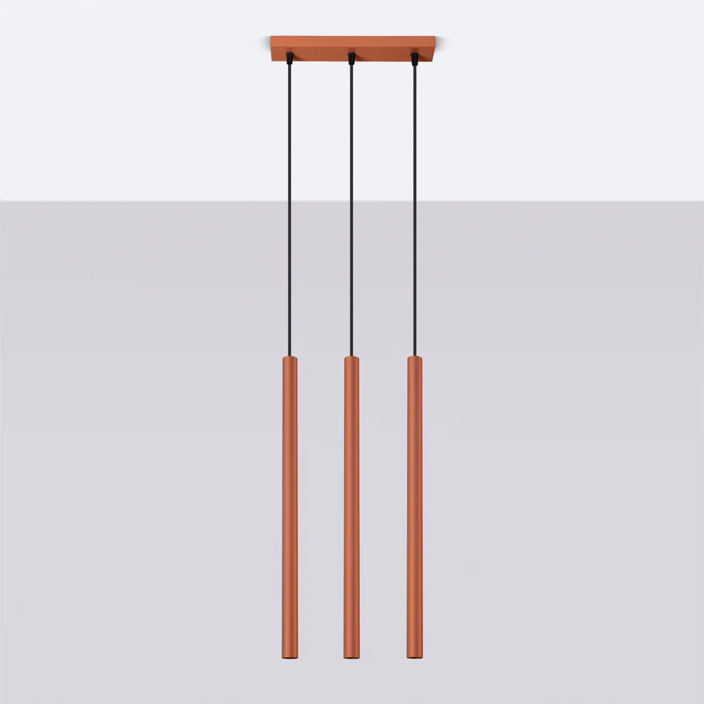 Lampa wisząca Pastelo 3 ochra czerwona - Image 3