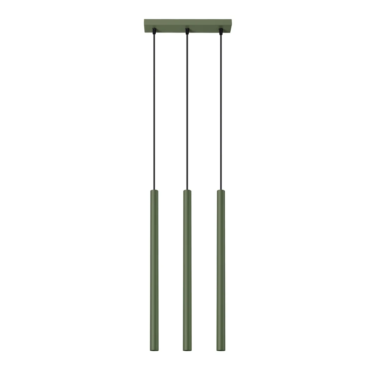 Lampa wisząca Pastelo 3 zielona oliwka