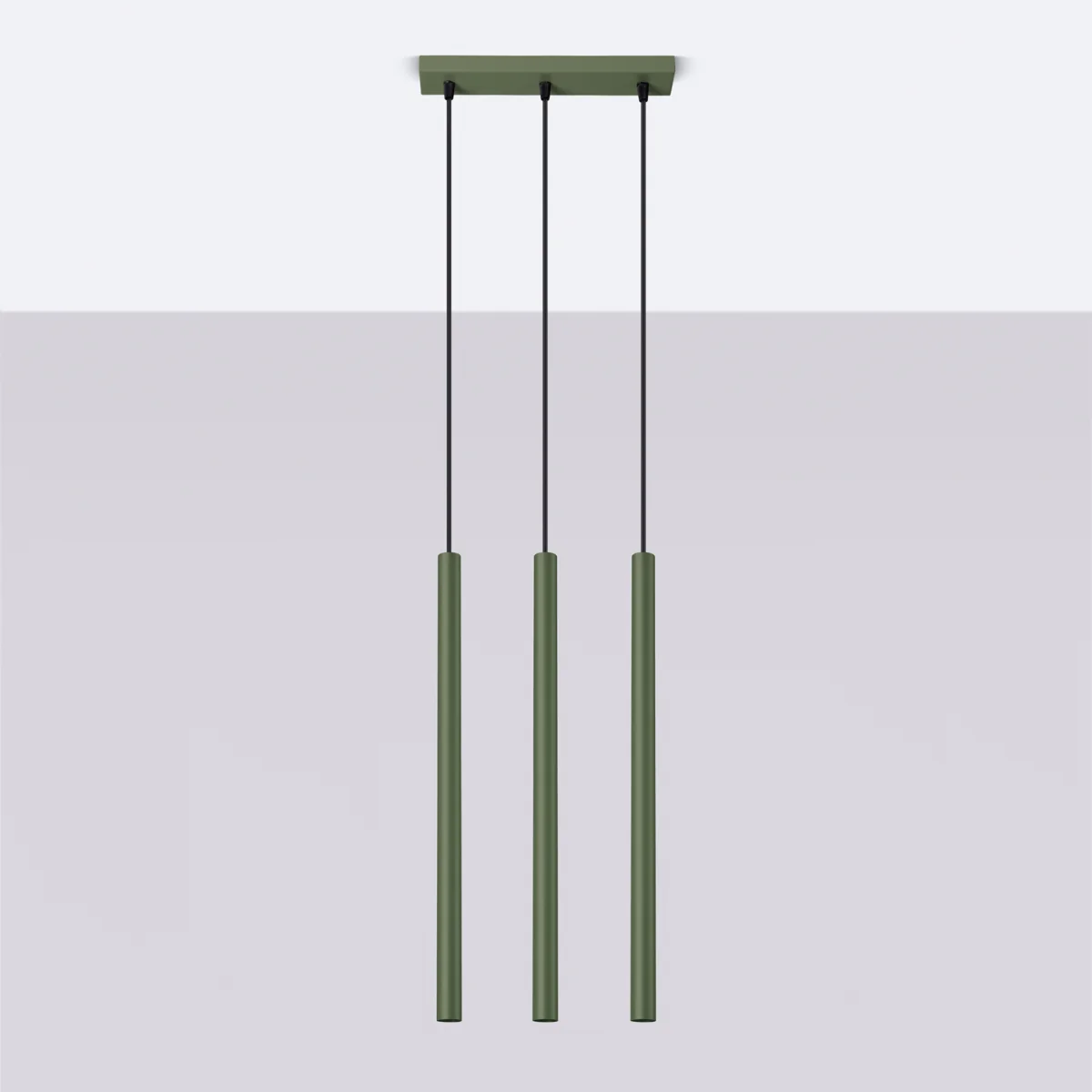 Lampa wisząca Pastelo 3 zielona oliwka - Image 3