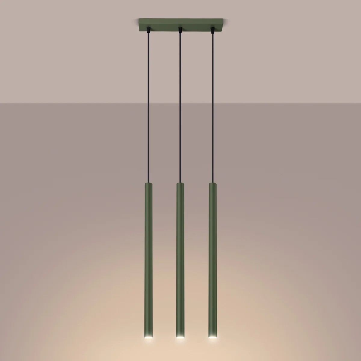 Lampa wisząca Pastelo 3 zielona oliwka - Image 4