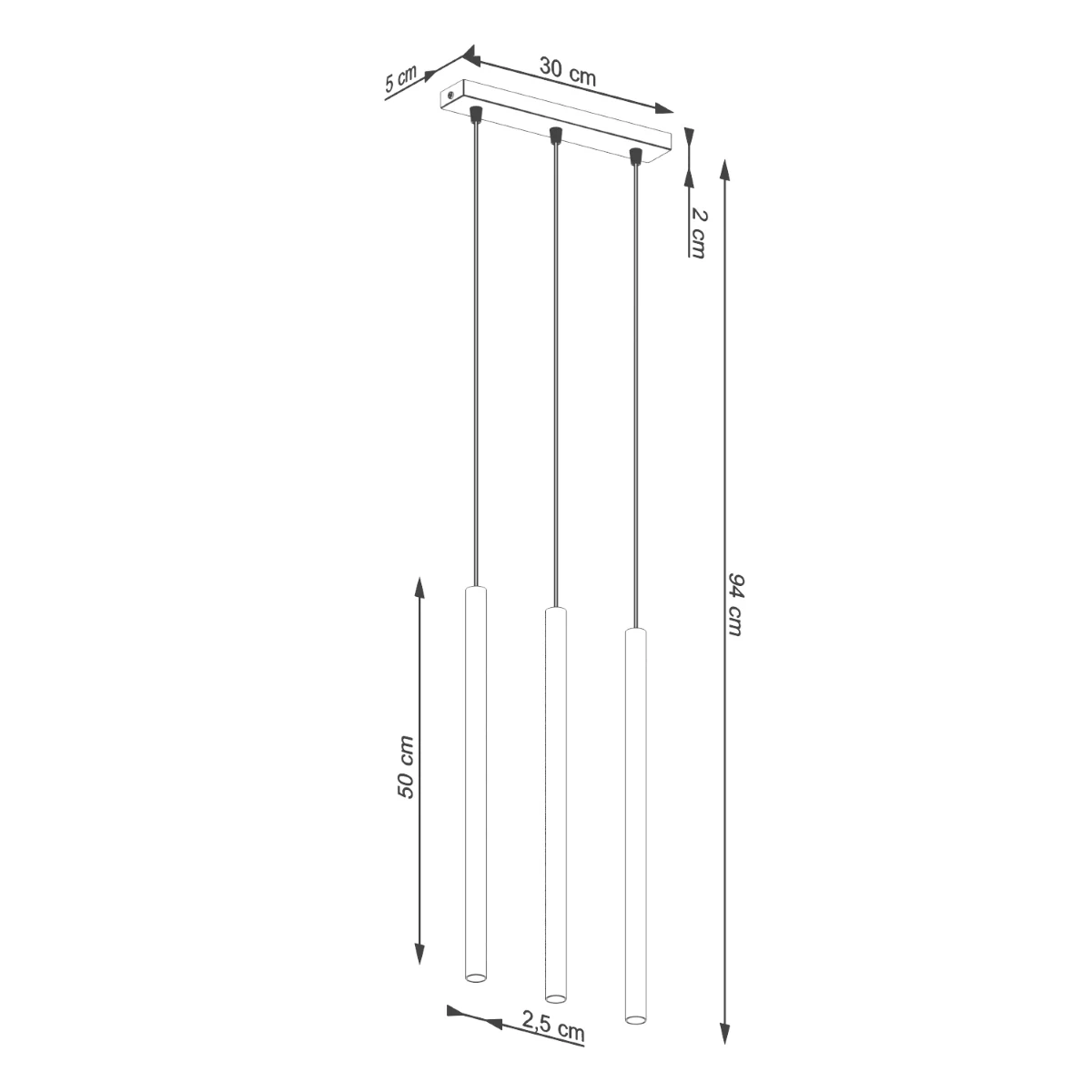 Lampa wisząca Pastelo 3 zielona oliwka - Image 6