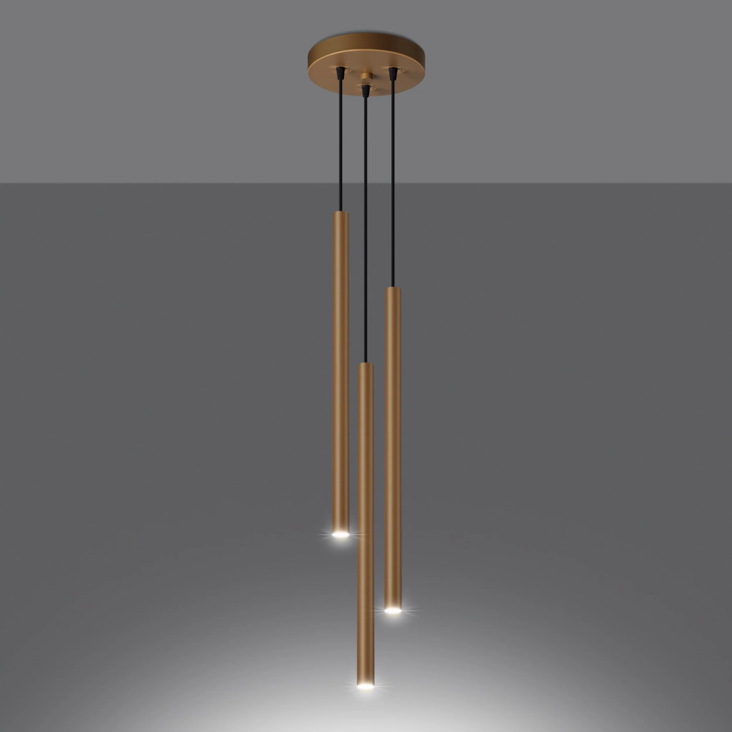 Lampa wisząca Pastelo 3P złota - Image 7