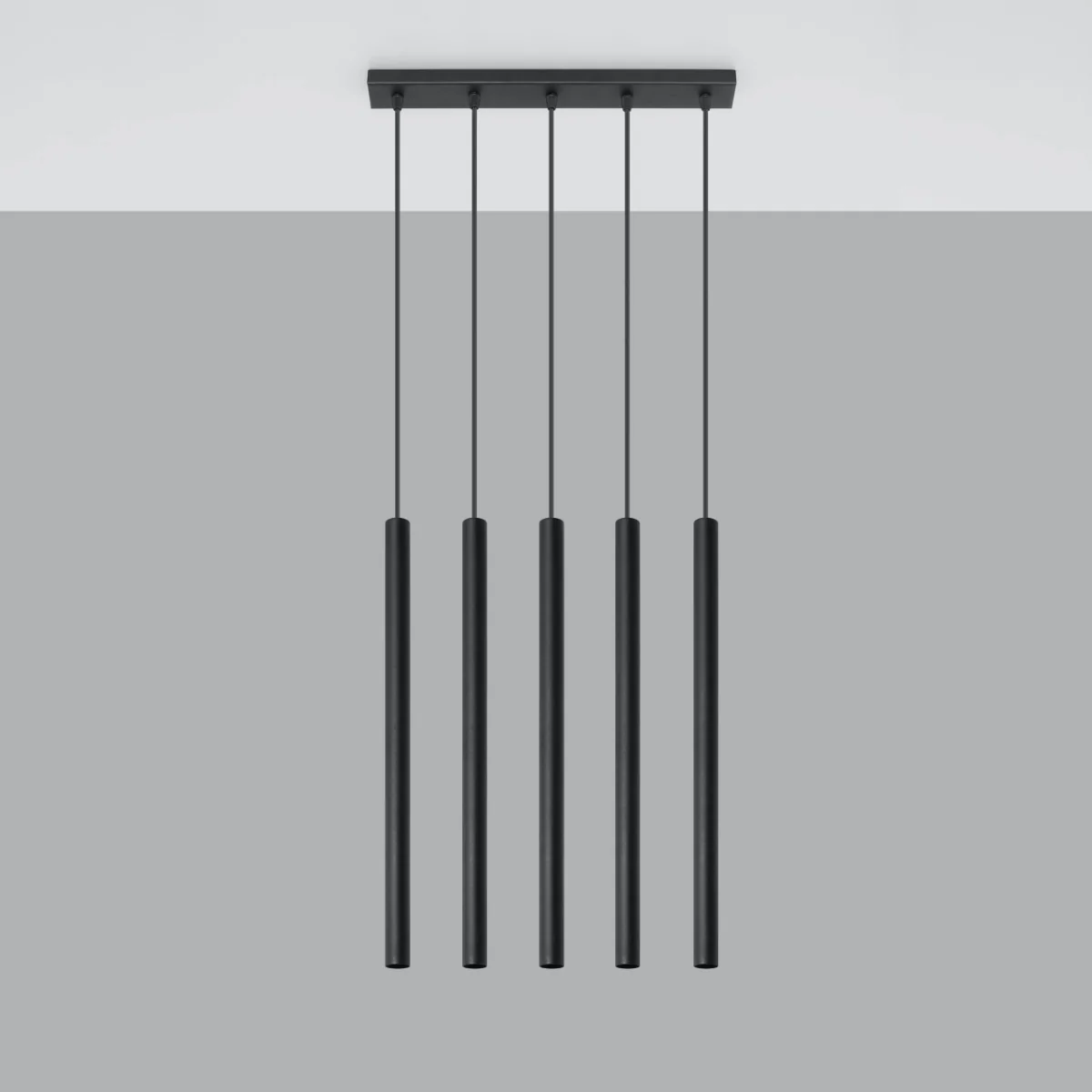 Lampa wisząca Pastelo 5 czarna - Image 2