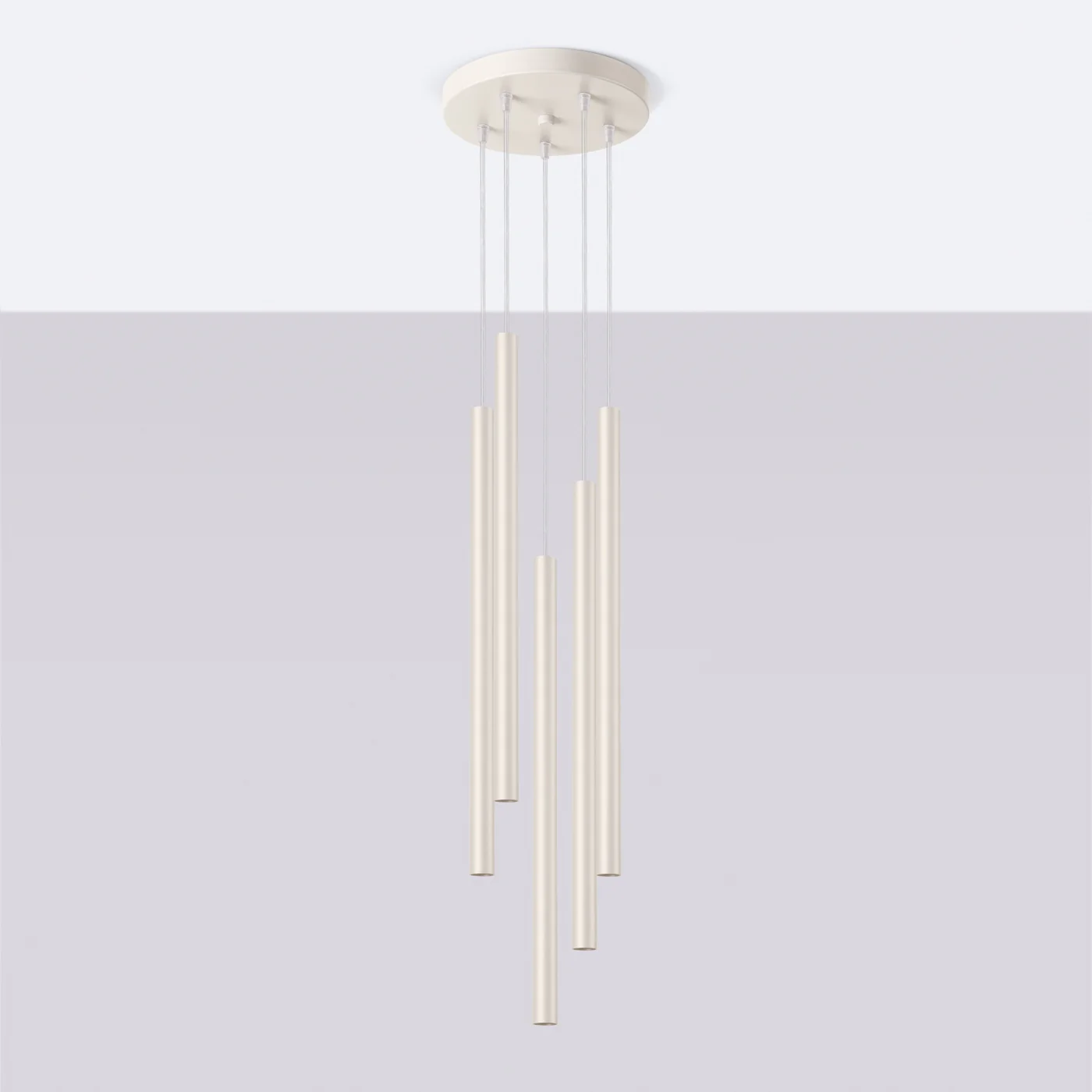Lampa wisząca Pastelo 5P beżowa - Image 3