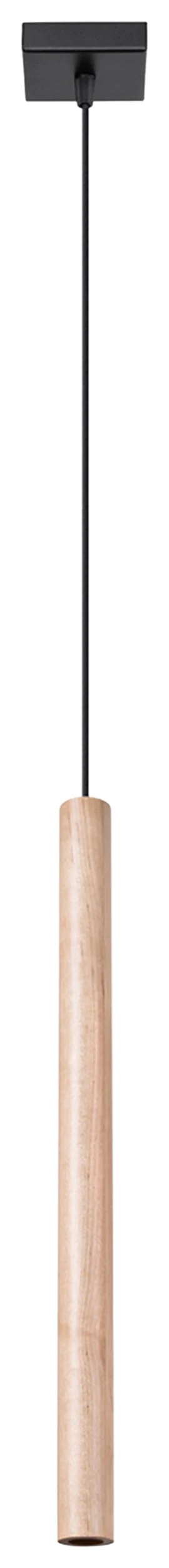 Lampa wisząca Pastelo x1 drewno
