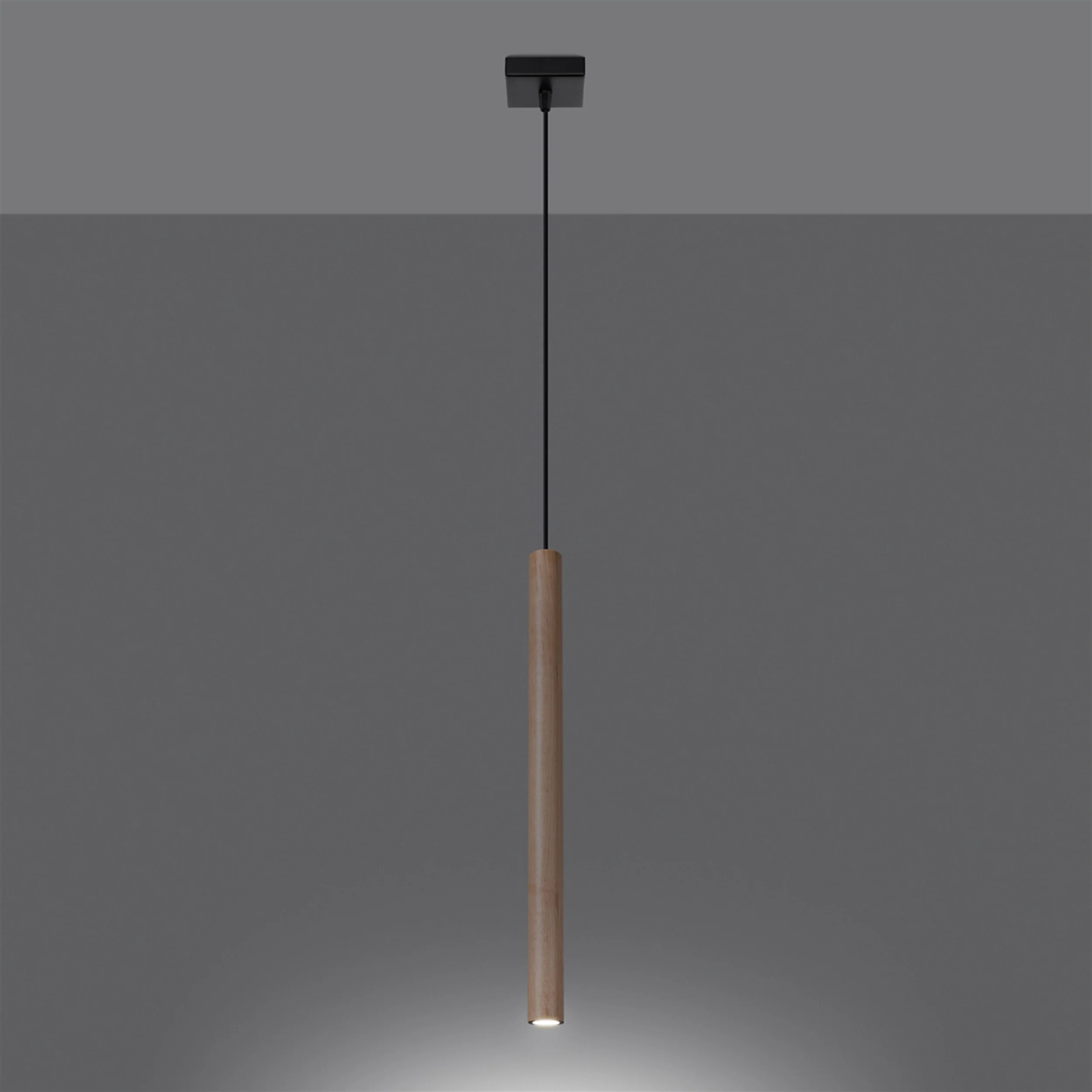 Lampa wisząca Pastelo x1 drewno - Image 3