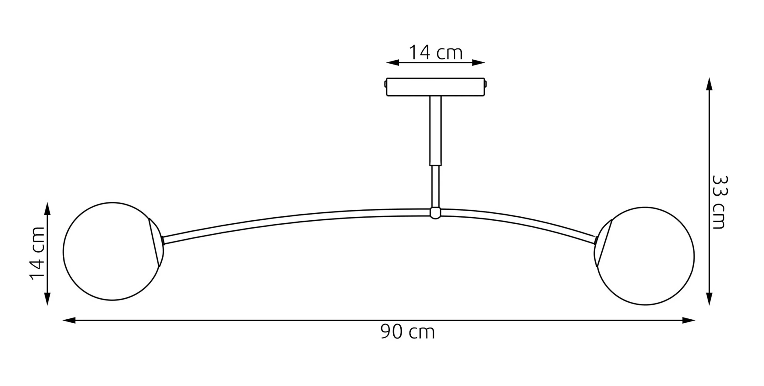 Lampa wisząca Pregos x2 mokka opal - Image 6