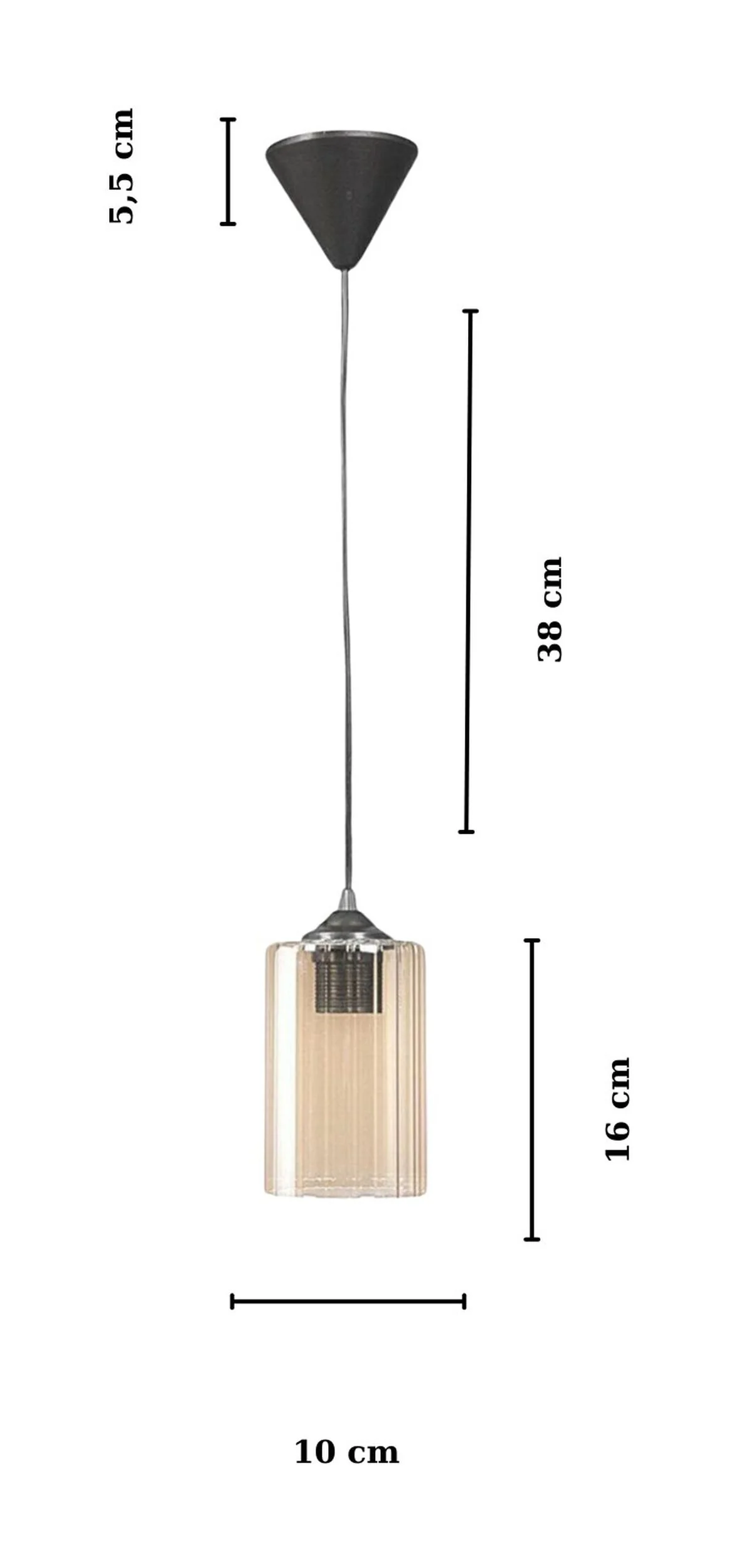 Lampa wisząca Pultip miodowa - Image 4