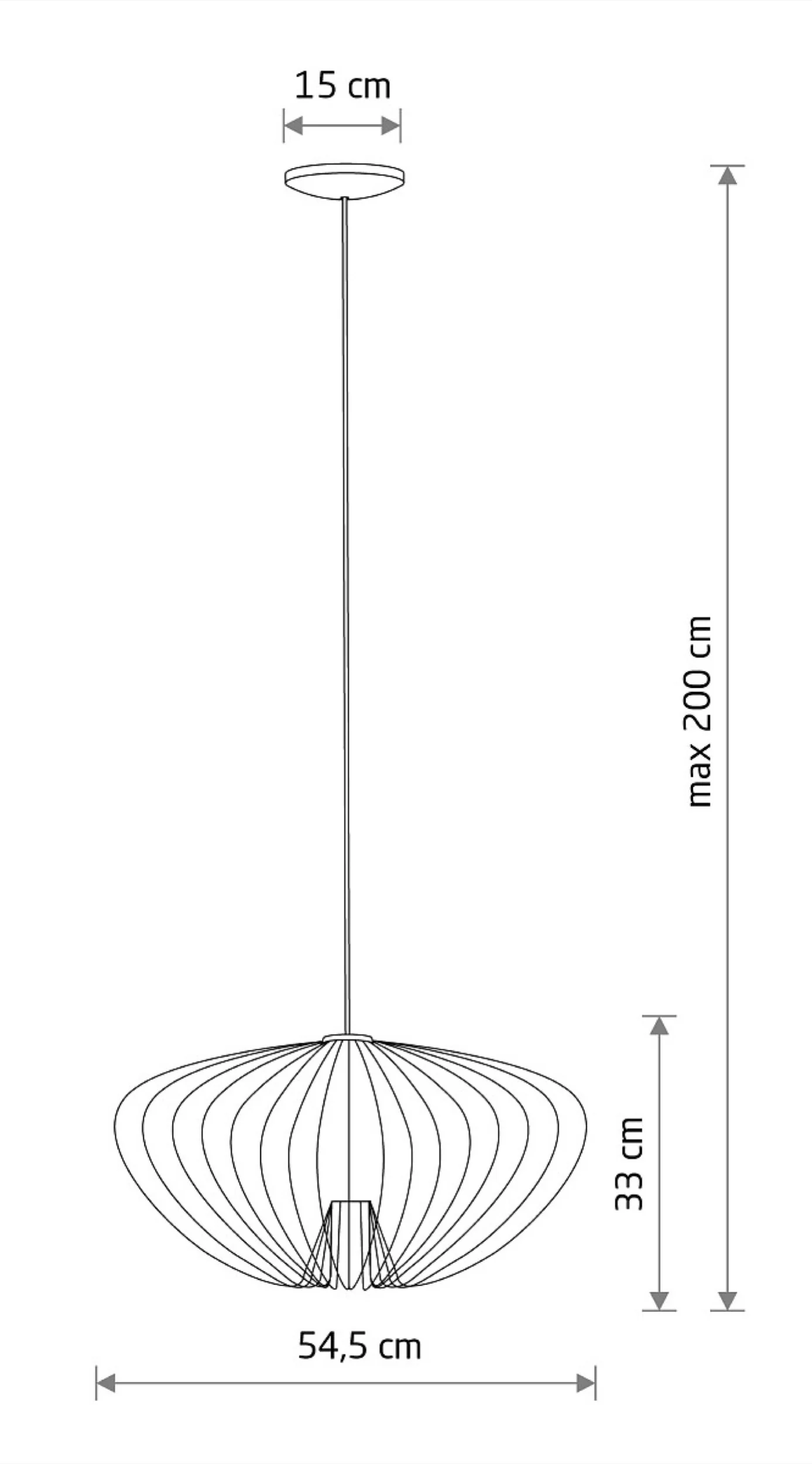 Lampa wisząca Pumpkin 33x54.5 cm terracotta - Image 11