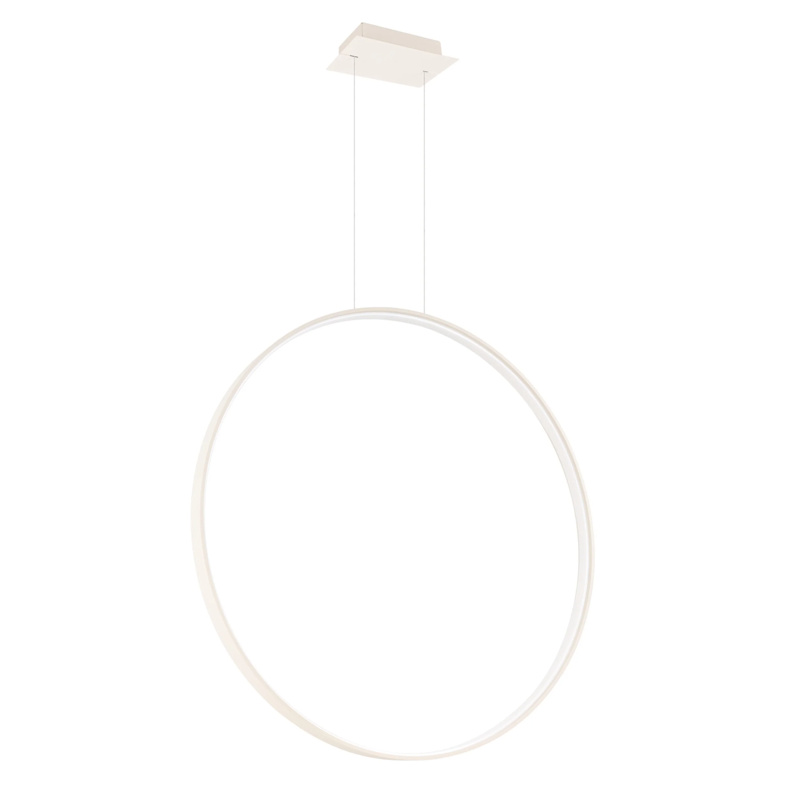 Lampa wisząca Rio 78 cm beżowa LED barwa neutralna