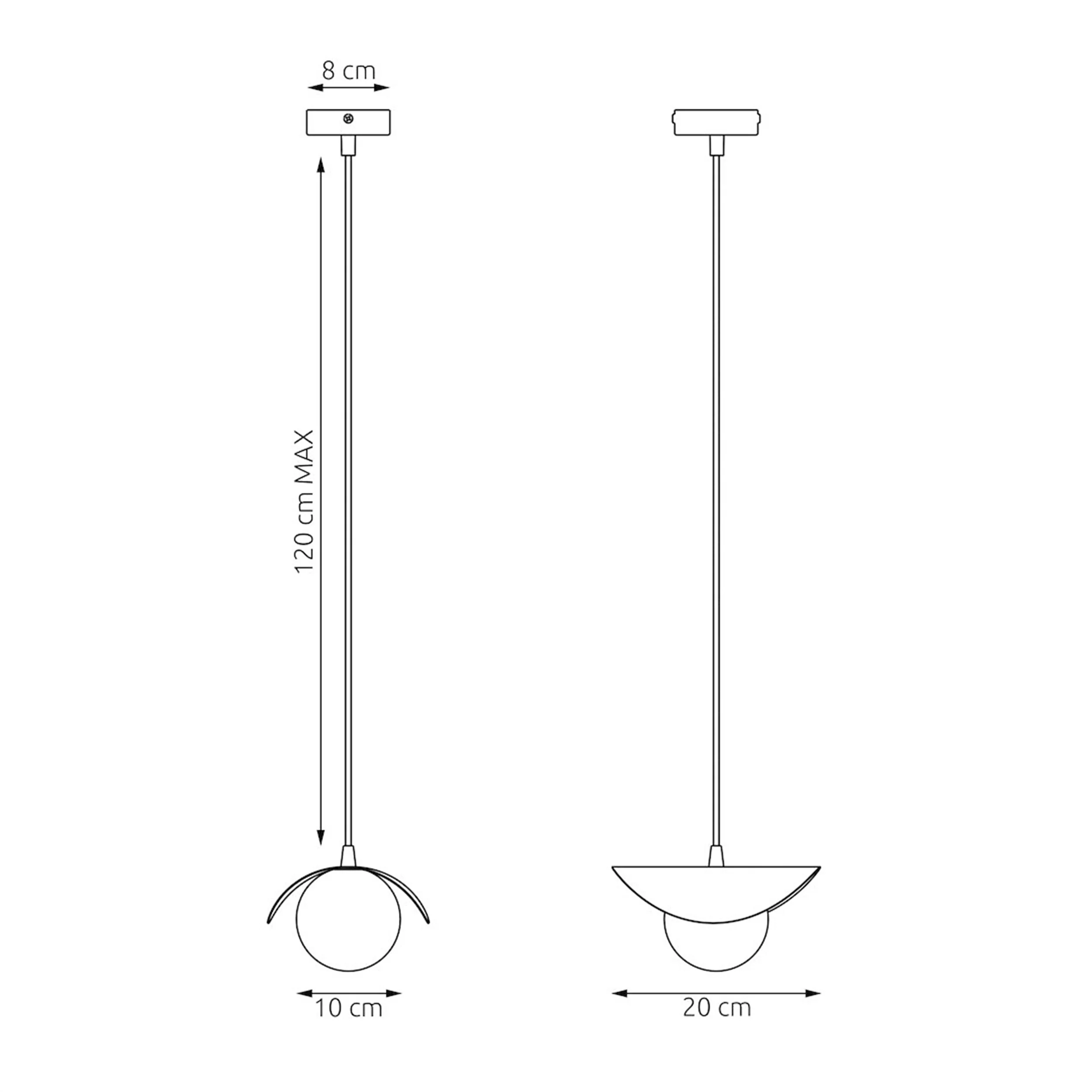Lampa wisząca Ritual x1 czarna - Image 4