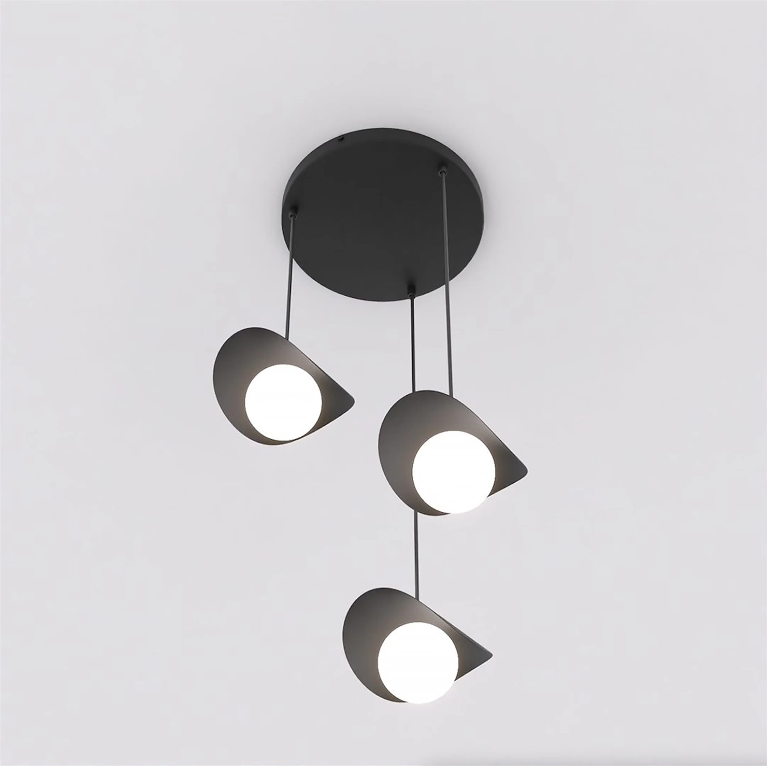 Lampa wisząca Ritual x3 czarna - Image 3