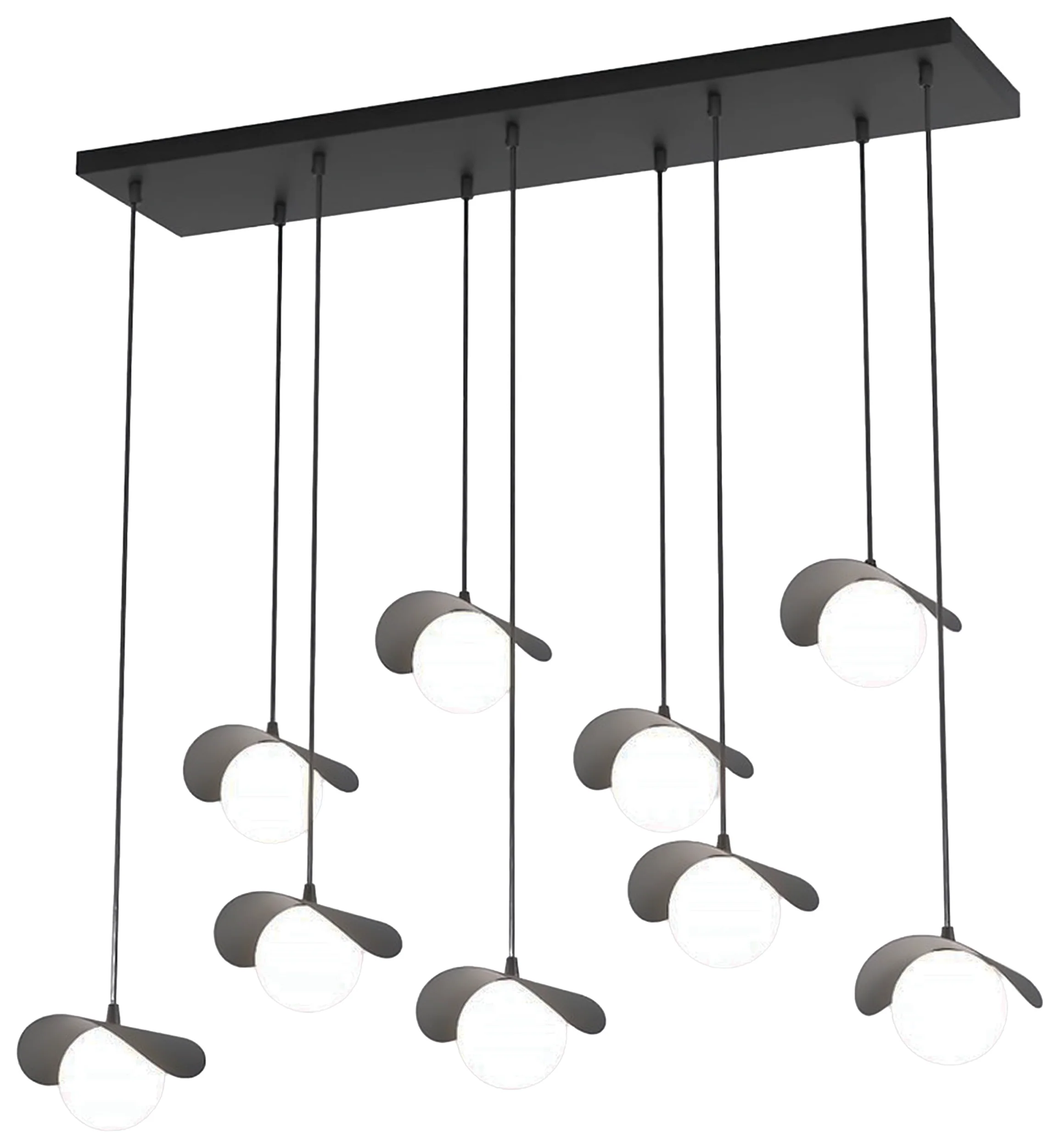 Lampa wisząca Ritual x9 czarna