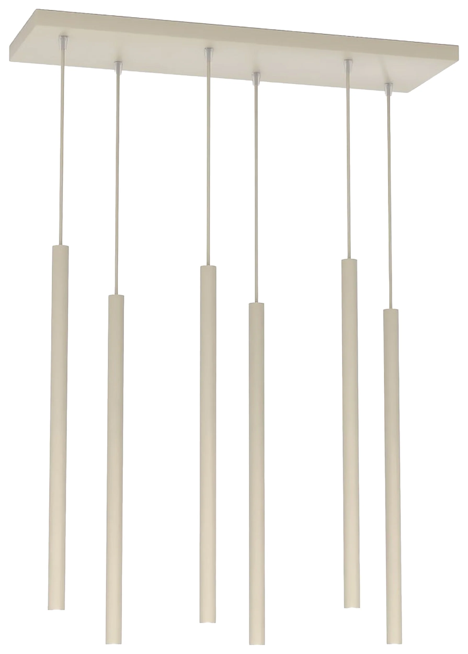 Lampa wisząca Selter x6 mokka