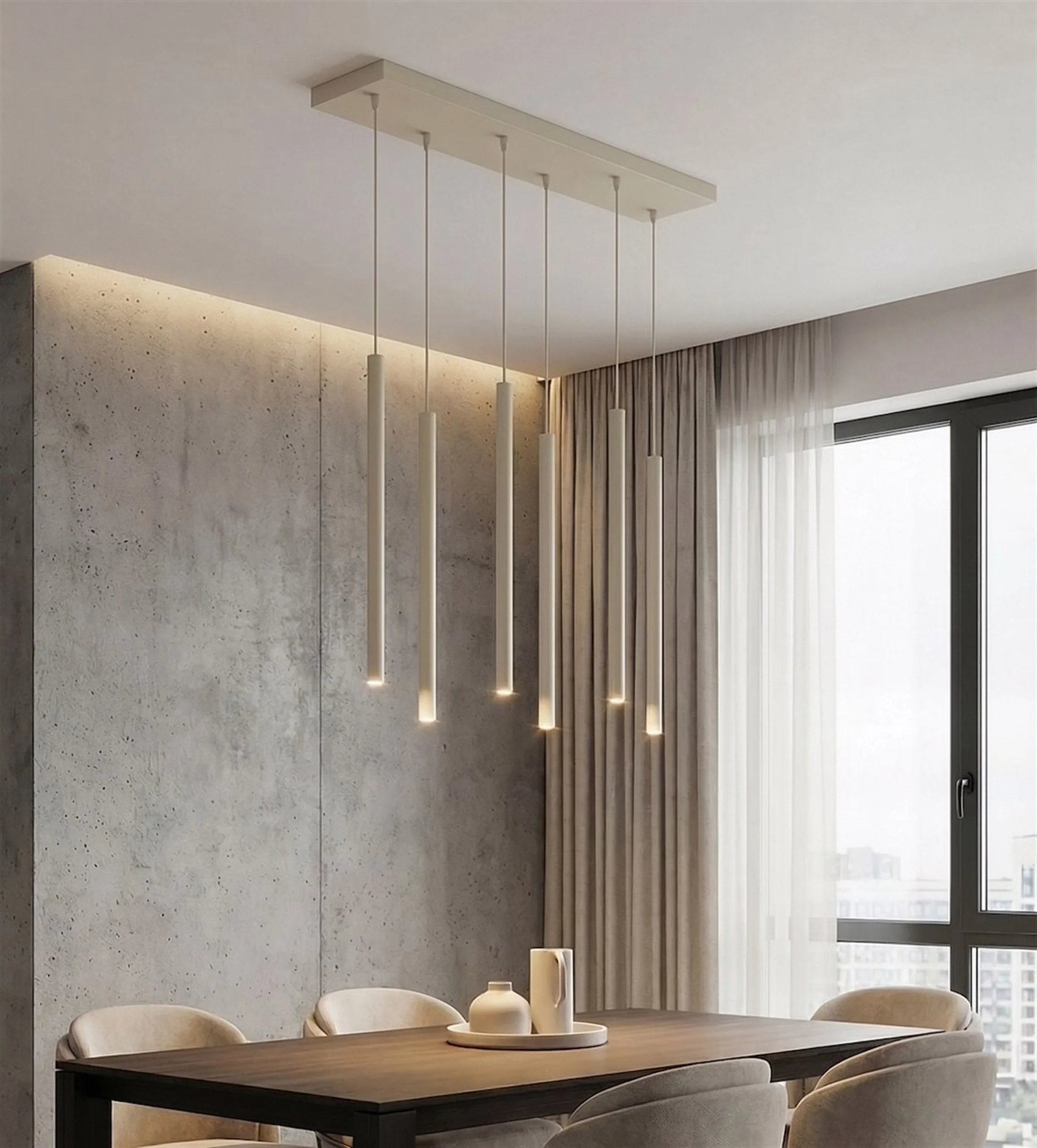 Lampa wisząca Selter x6 mokka - Image 2