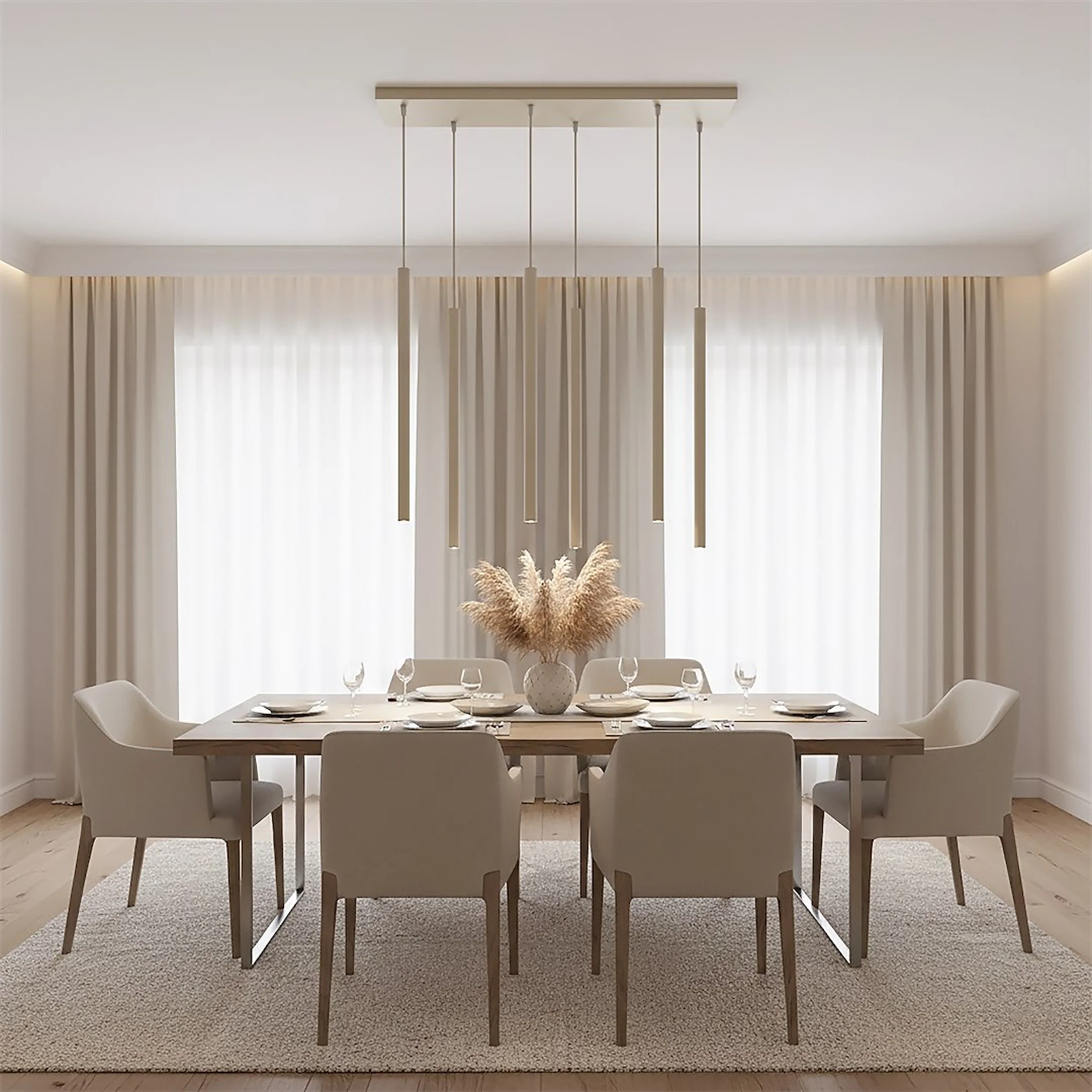 Lampa wisząca Selter x6 mokka - Image 5