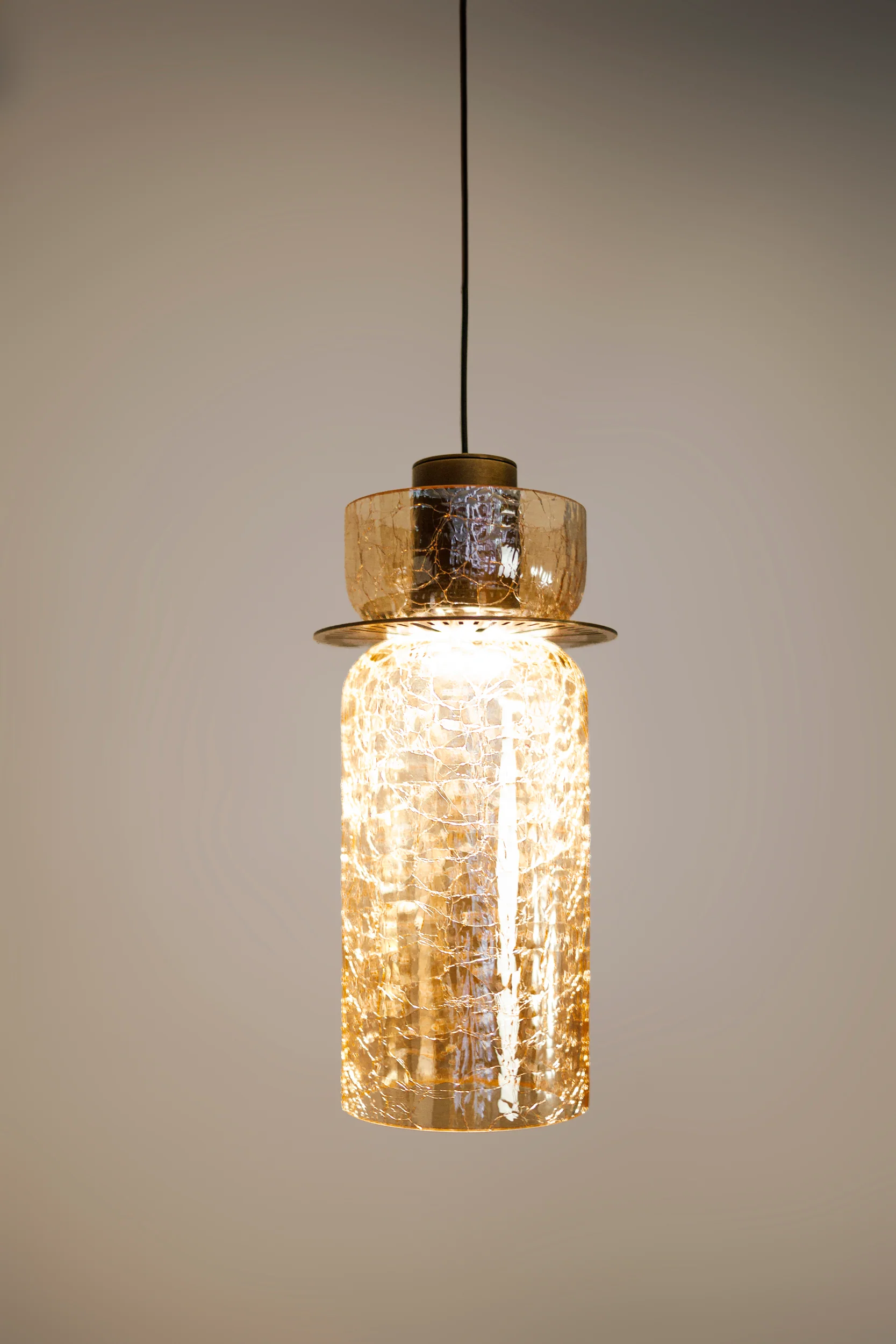 Lampa wisząca Signature bursztynowe szkło - Image 2