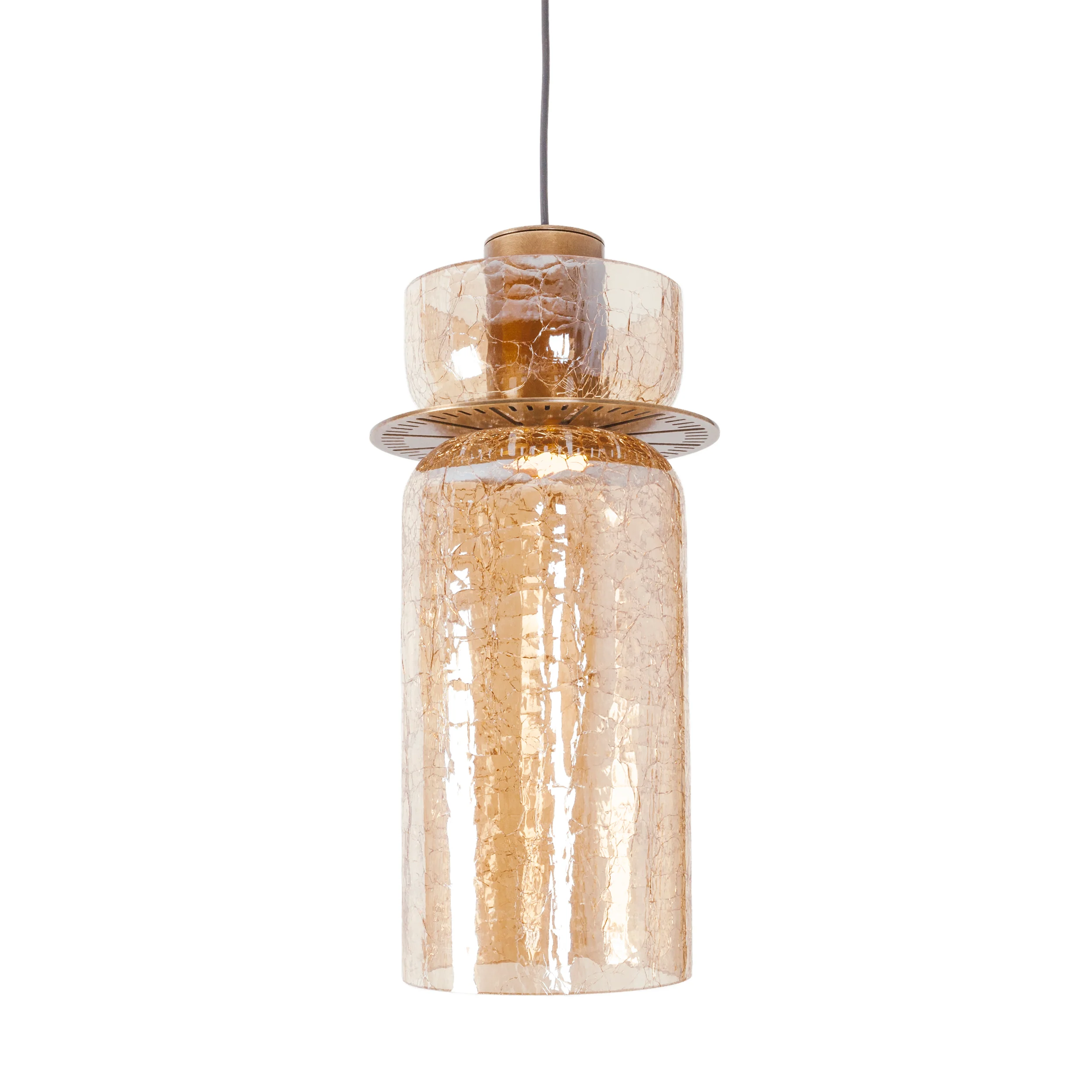 Lampa wisząca Signature bursztynowe szkło - Image 4