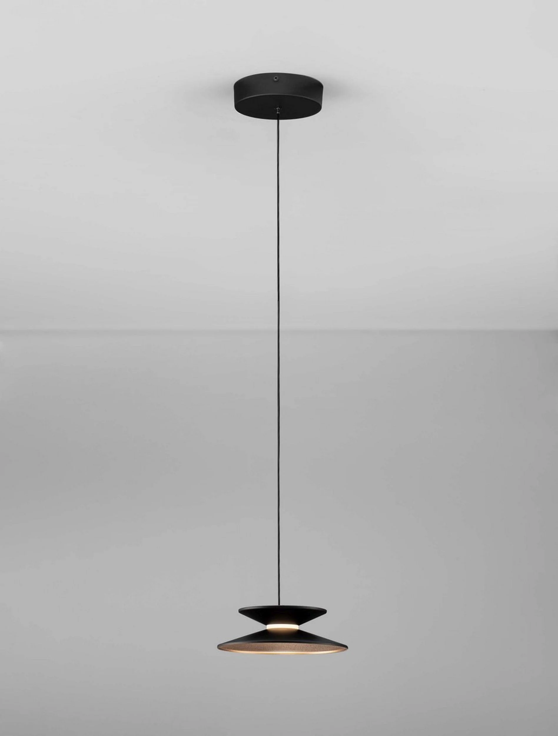 Lampa wisząca Sketter LED x1 złoto-czarna - Image 4