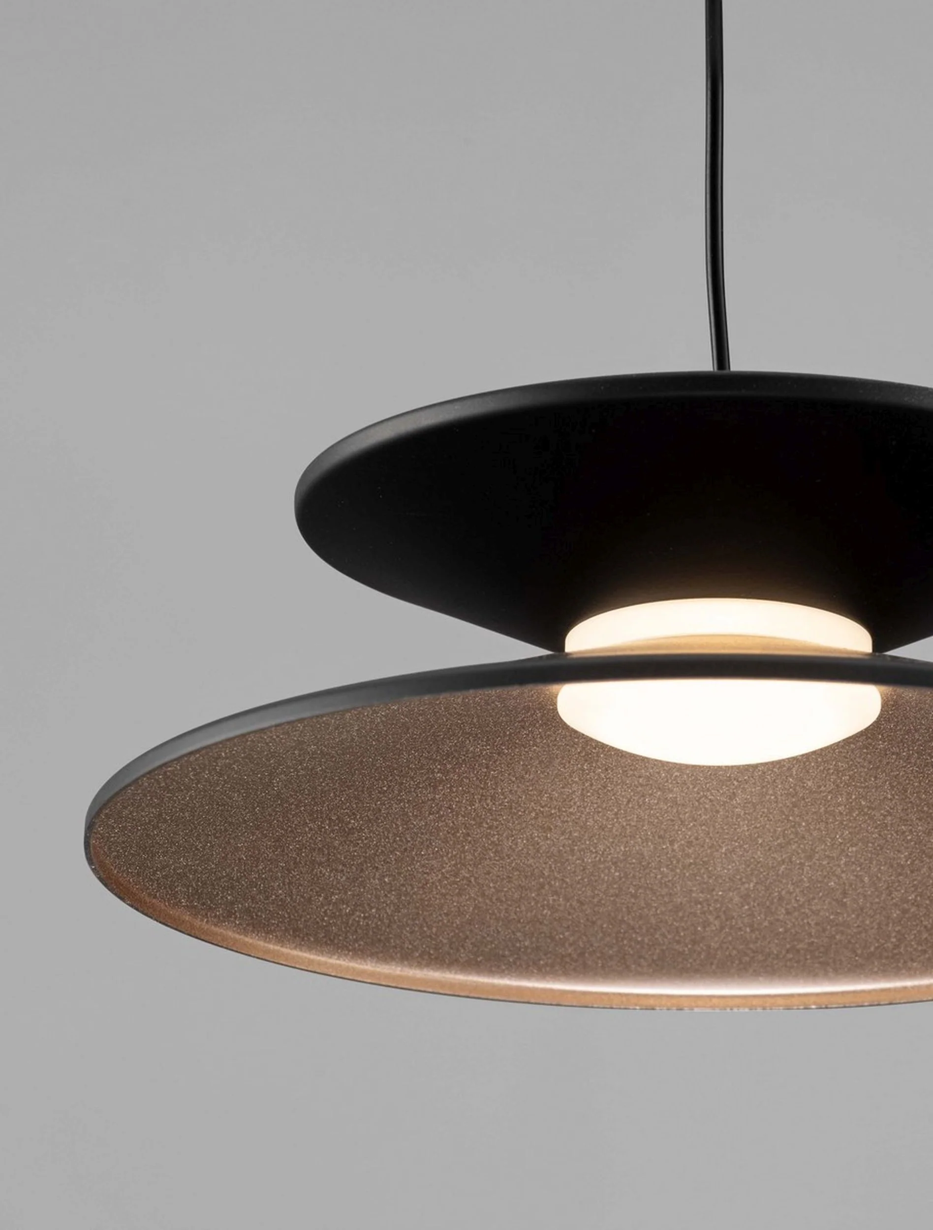 Lampa wisząca Sketter LED x1 złoto-czarna - Image 6
