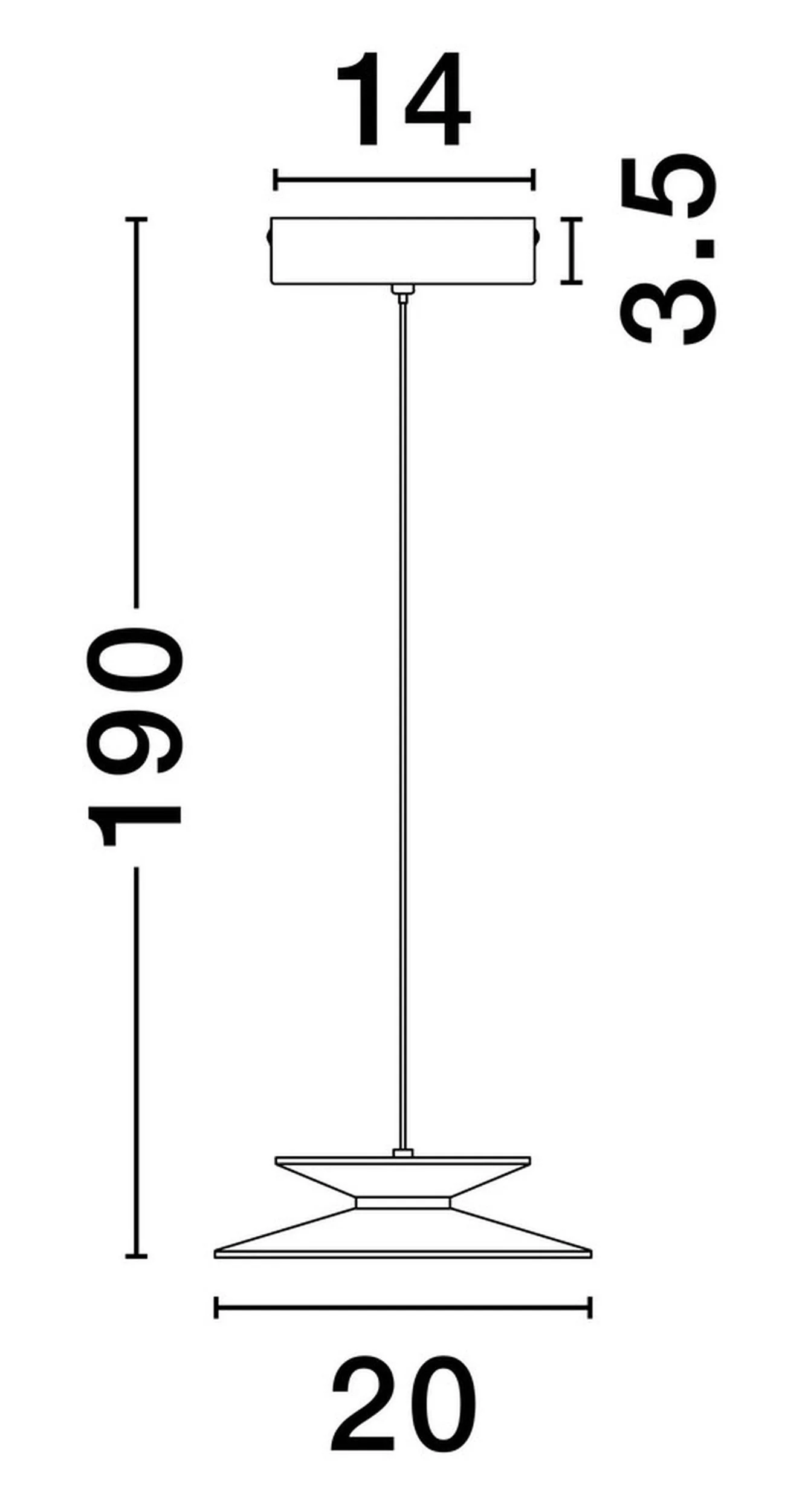 Lampa wisząca Sketter LED x1 złoto-czarna - Image 7