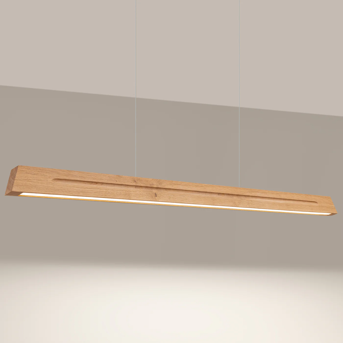 Lampa wisząca Skog LED 150 cm dąb 4000K - Image 7