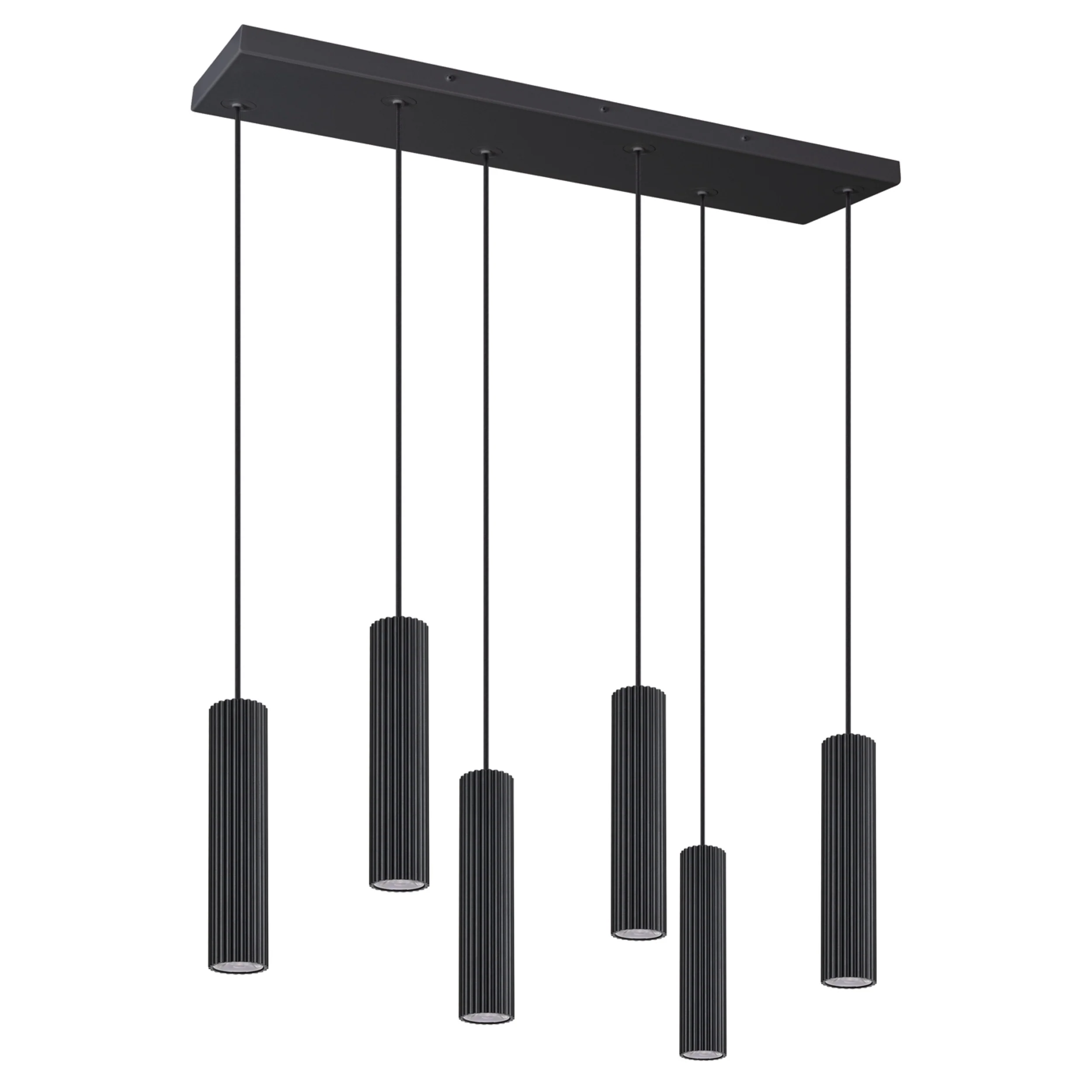 Lampa wisząca Smart Ivar 6L czarna LED barwa neutralna