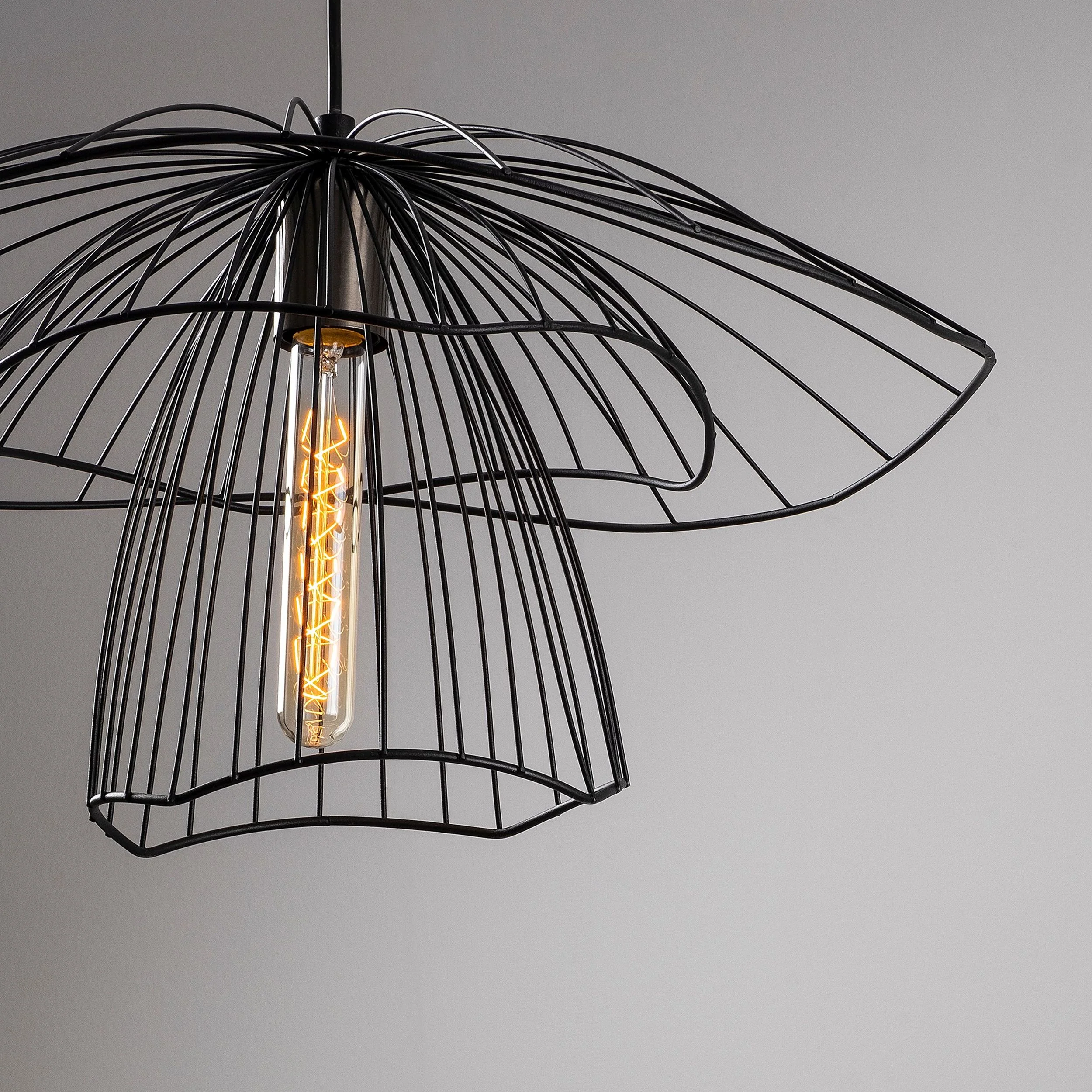 Lampa wisząca Solanum 52 cm czarna - Image 3