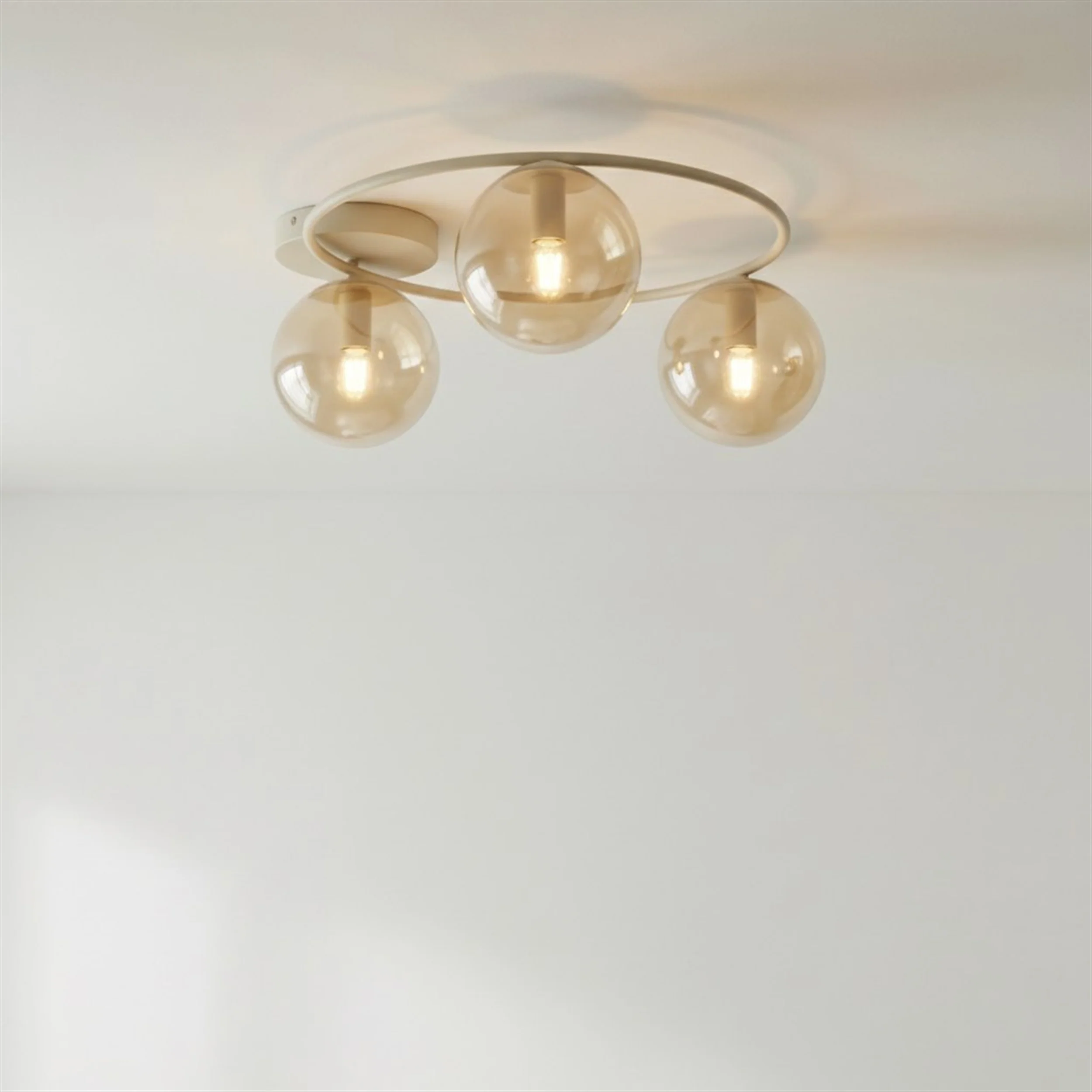 Lampa wisząca Sopra x3 mokka bursztyn - Image 6