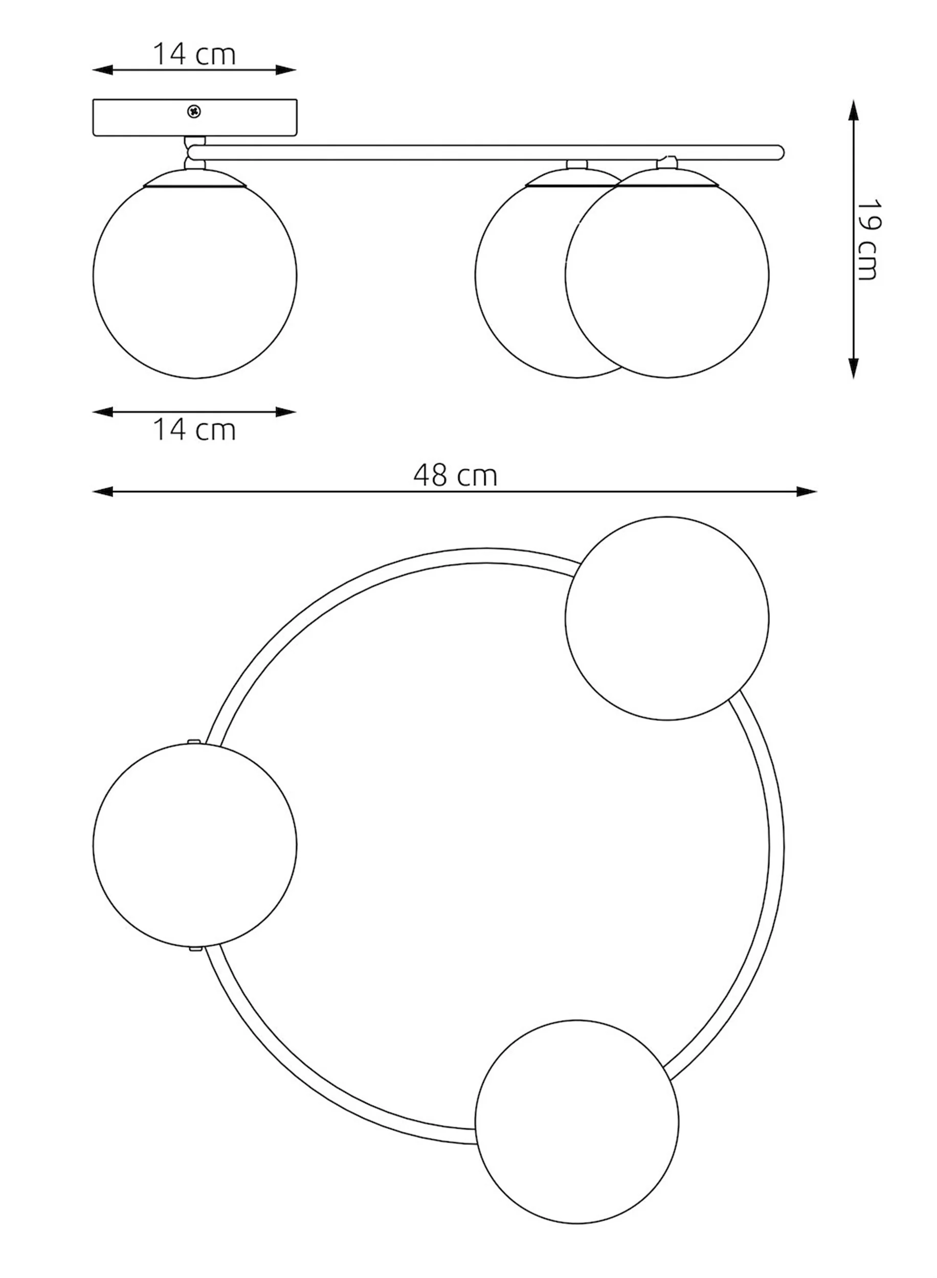 Lampa wisząca Sopra x3 mokka opal - Image 7