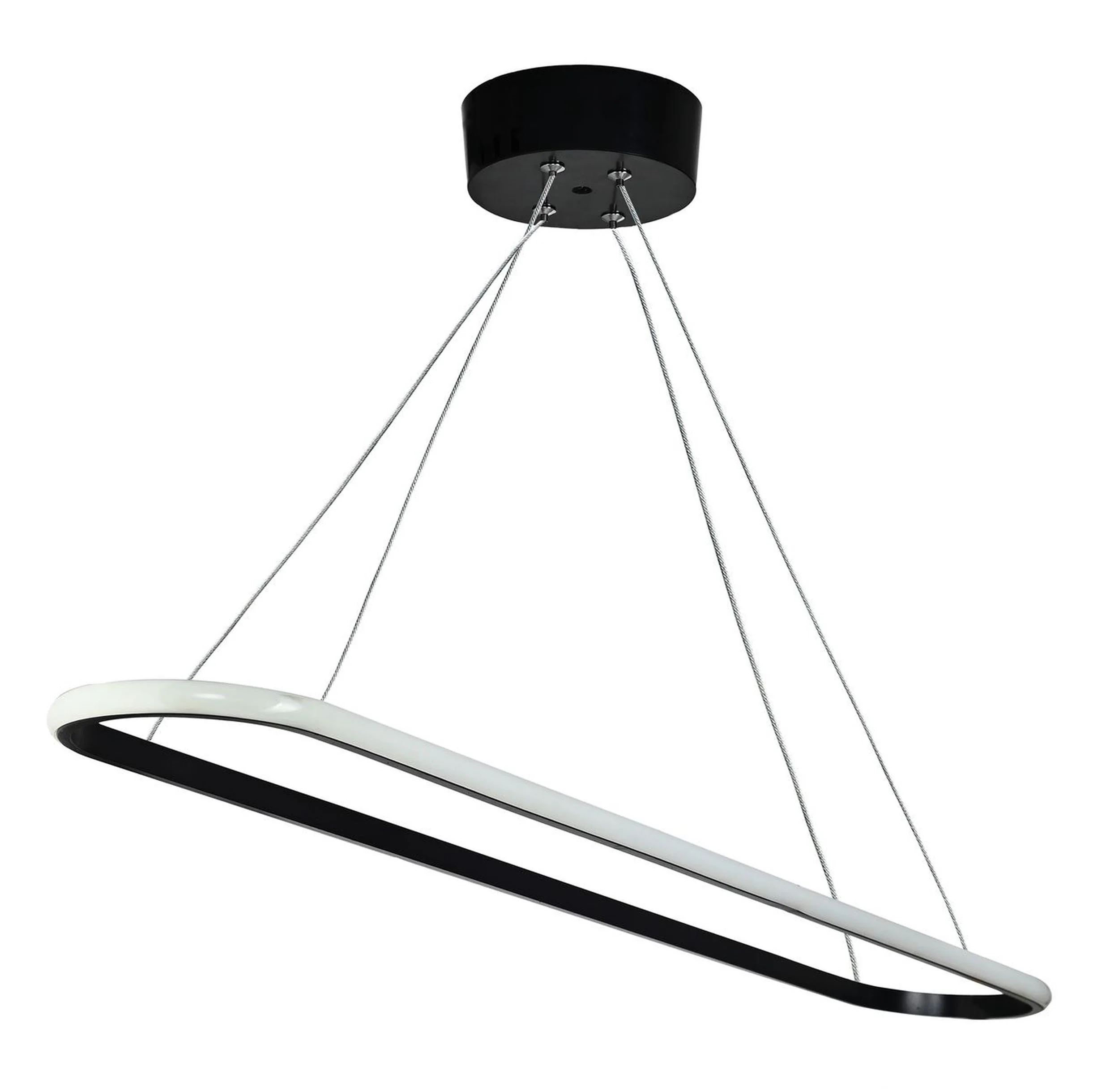 Lampa wisząca Spin LED czarny ciepłe światło - Image 8