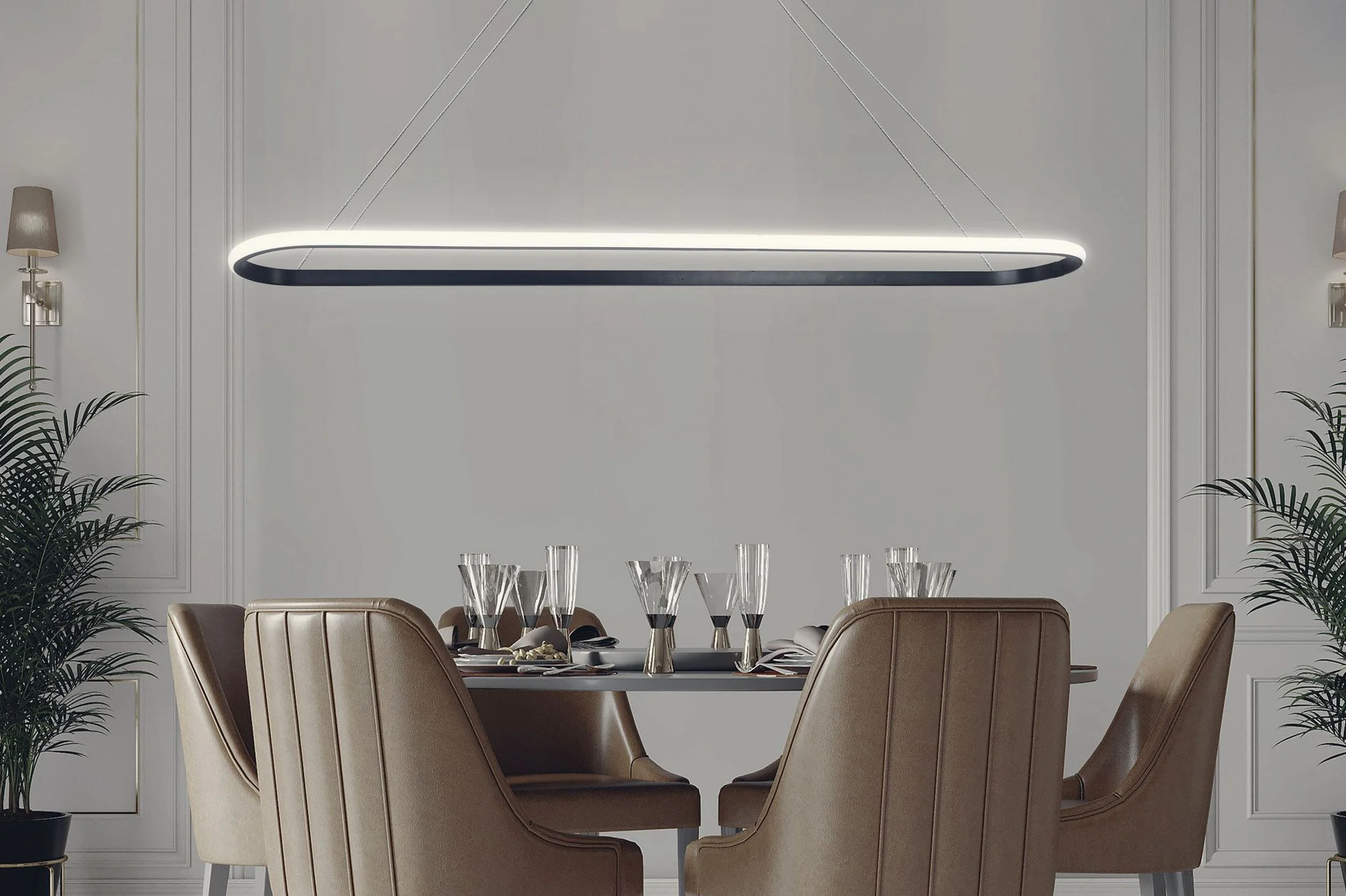 Lampa wisząca Spin LED czarny zimne światło - Image 5