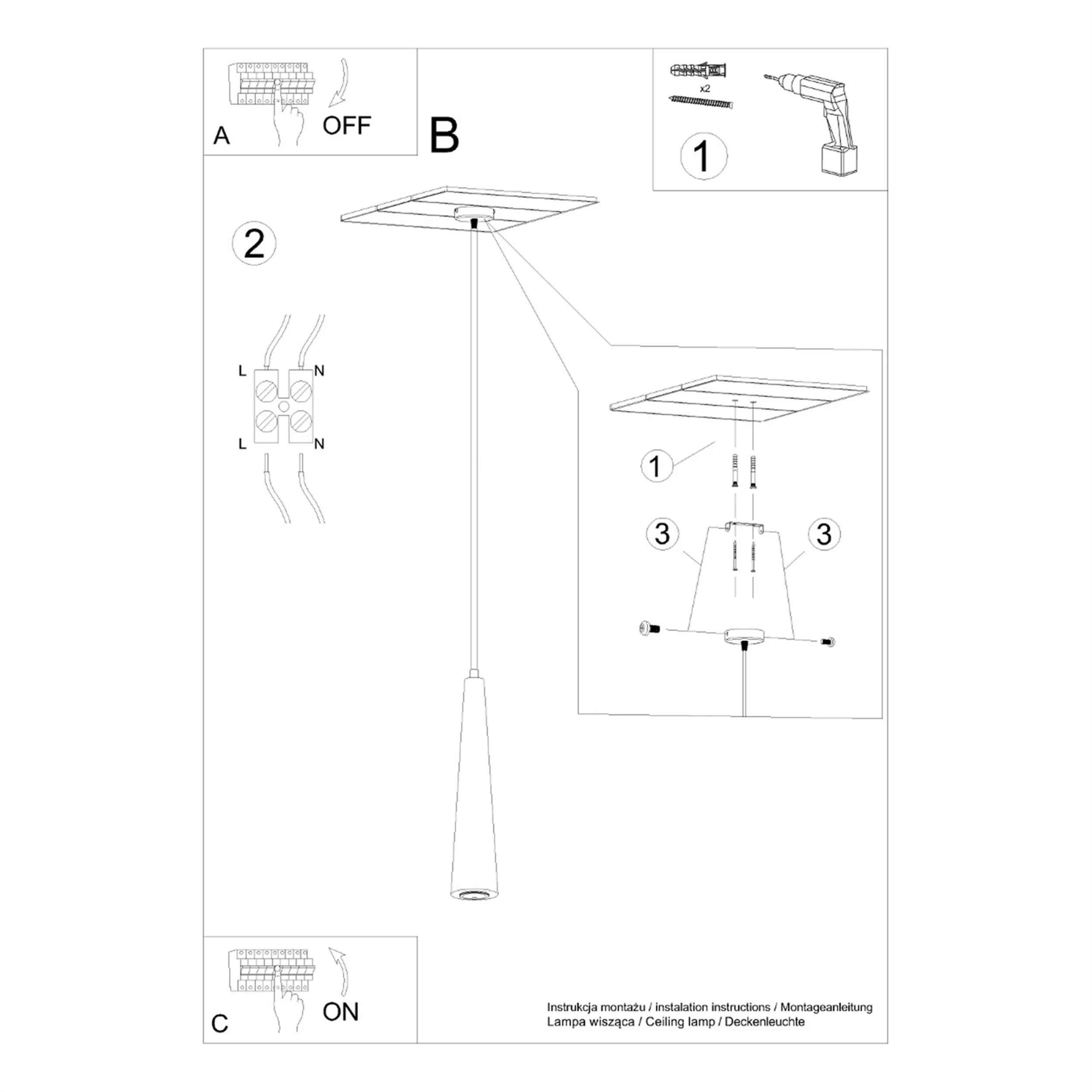 Lampa wisząca Sula x1 naturalne drewno - Image 5